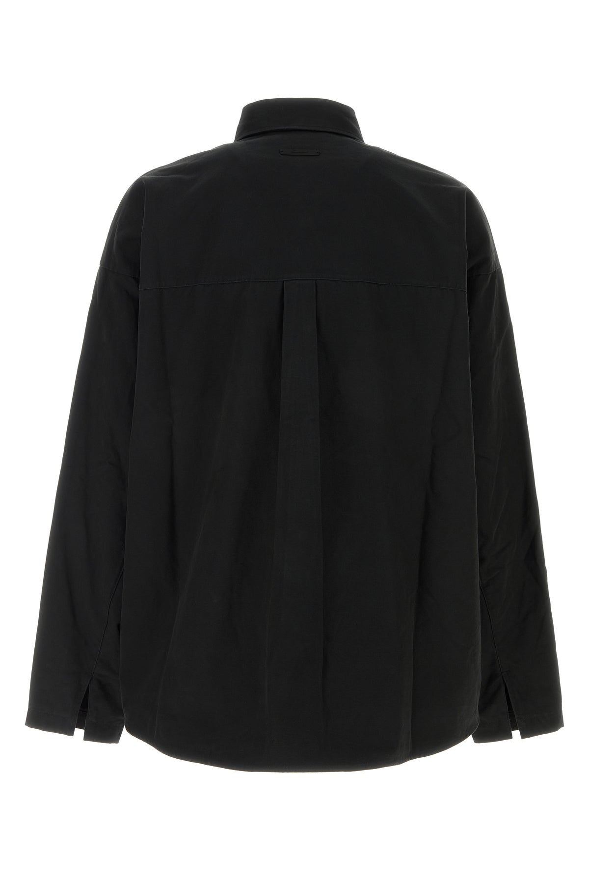 Fear of God Essentials Camicia oversize in cotone ardesia, view 2