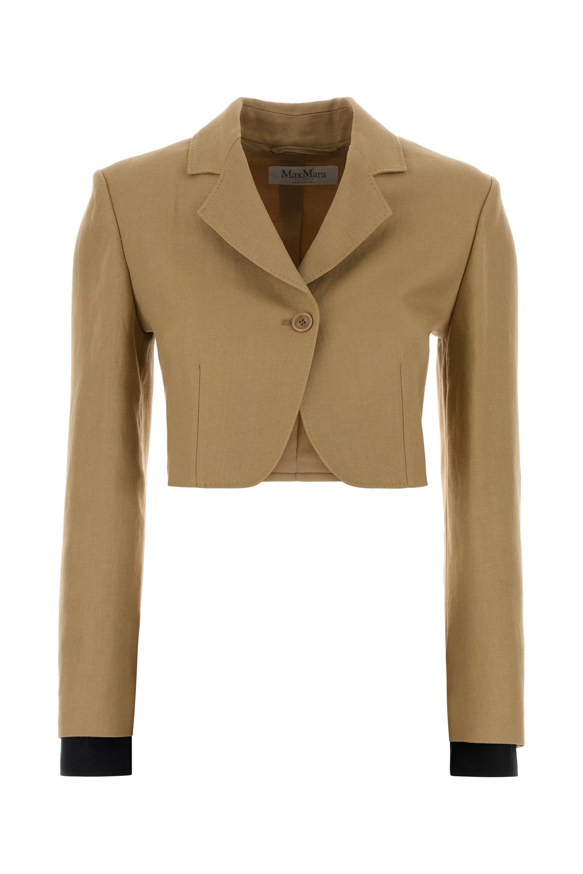 Max Mara Giacca Buono in lino beige