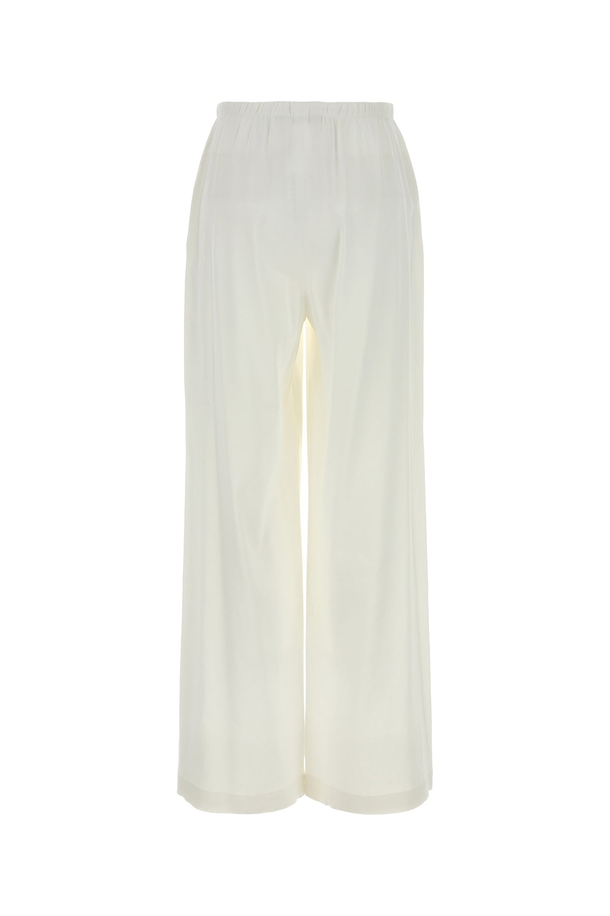 Max Mara Pantalone Destino in jersey bianco, view 2
