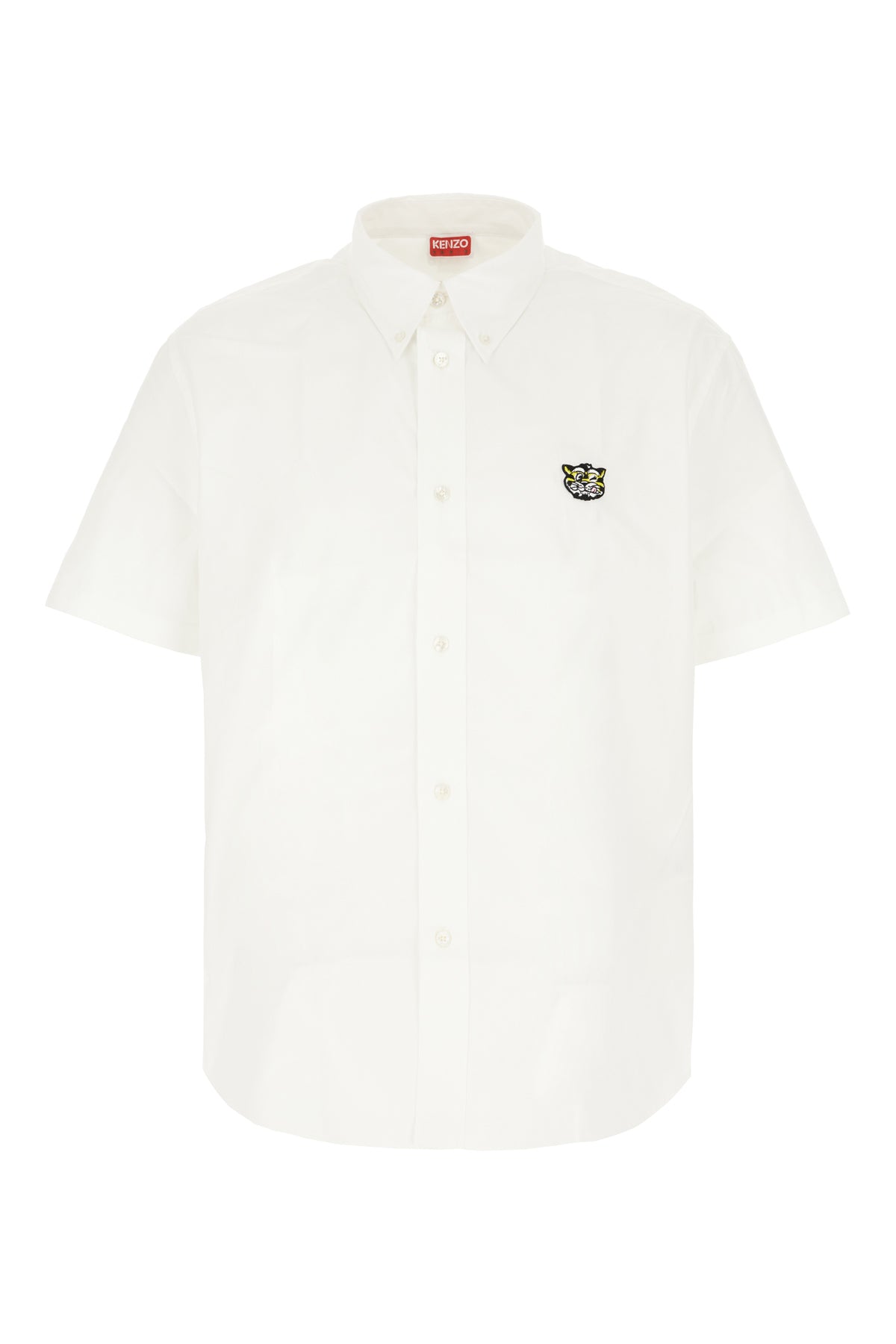 KENZO Camicia in popeline bianco