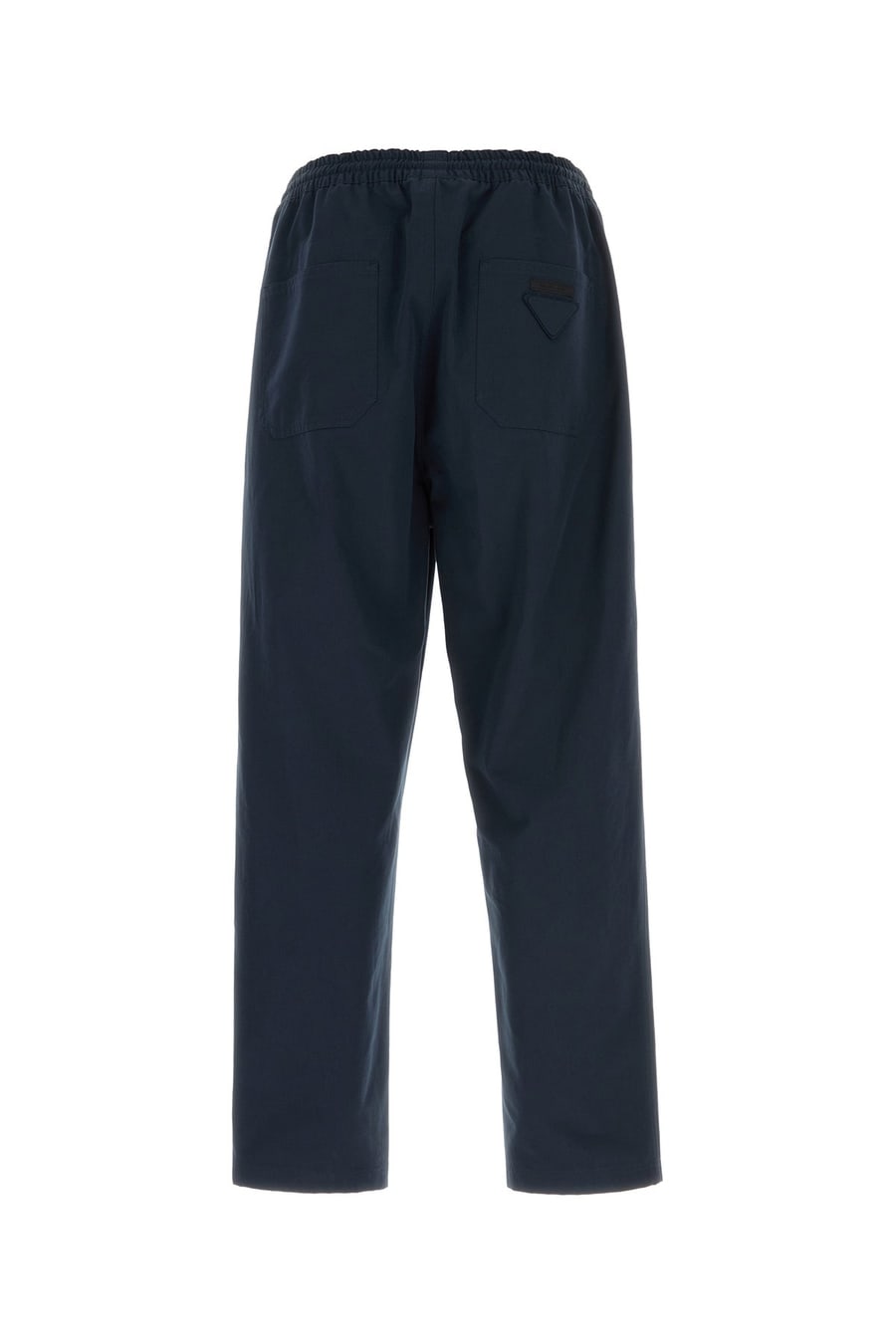 Prada Pantalone in cotone blu navy, view 2