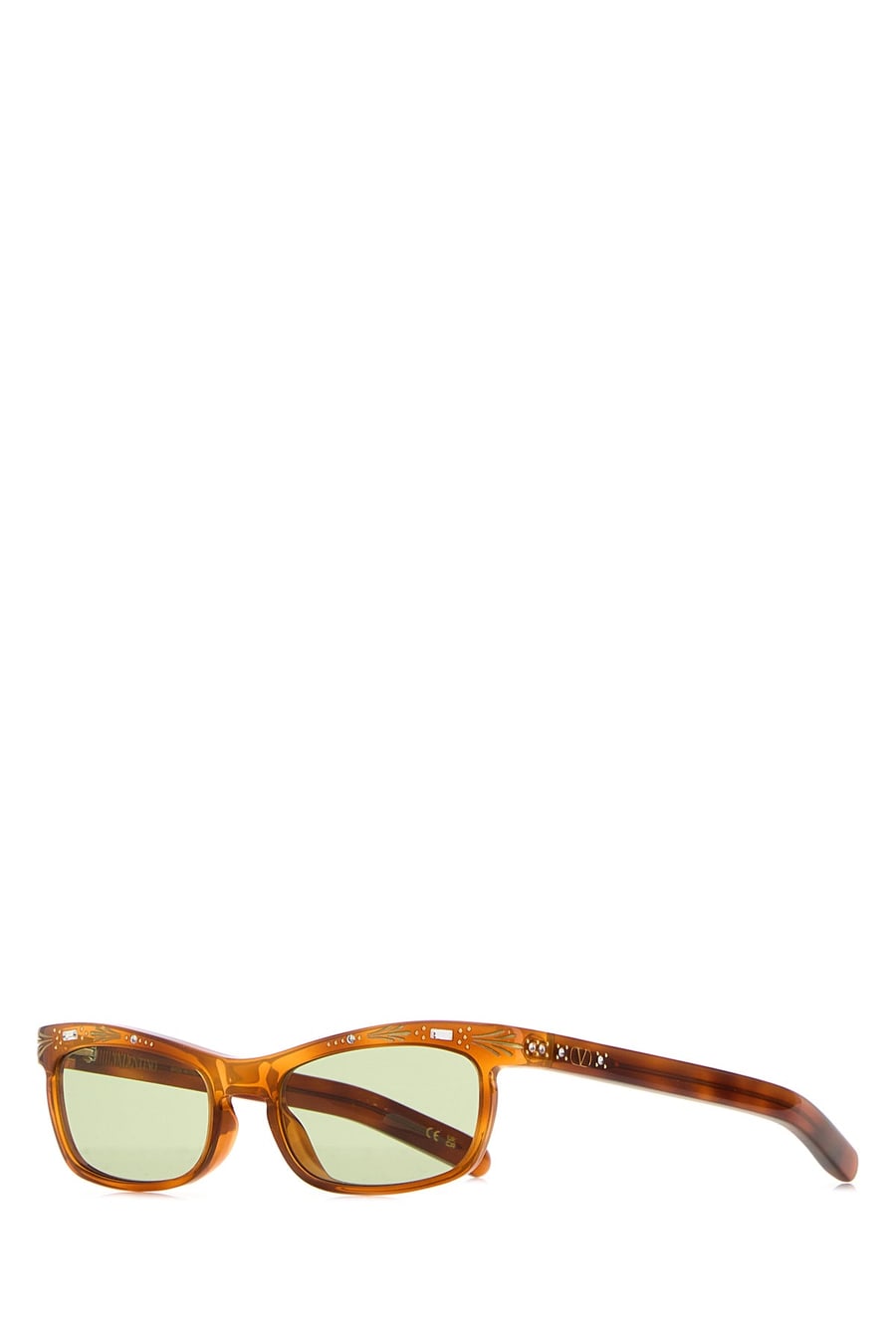 Valentino Garavani Occhiali da sole in acetato marrone