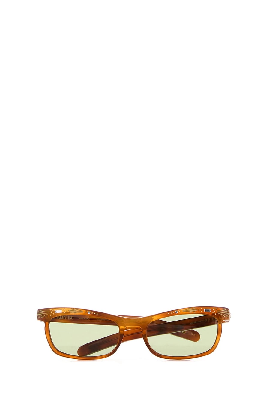 Valentino Garavani Occhiali da sole in acetato marrone, view 2