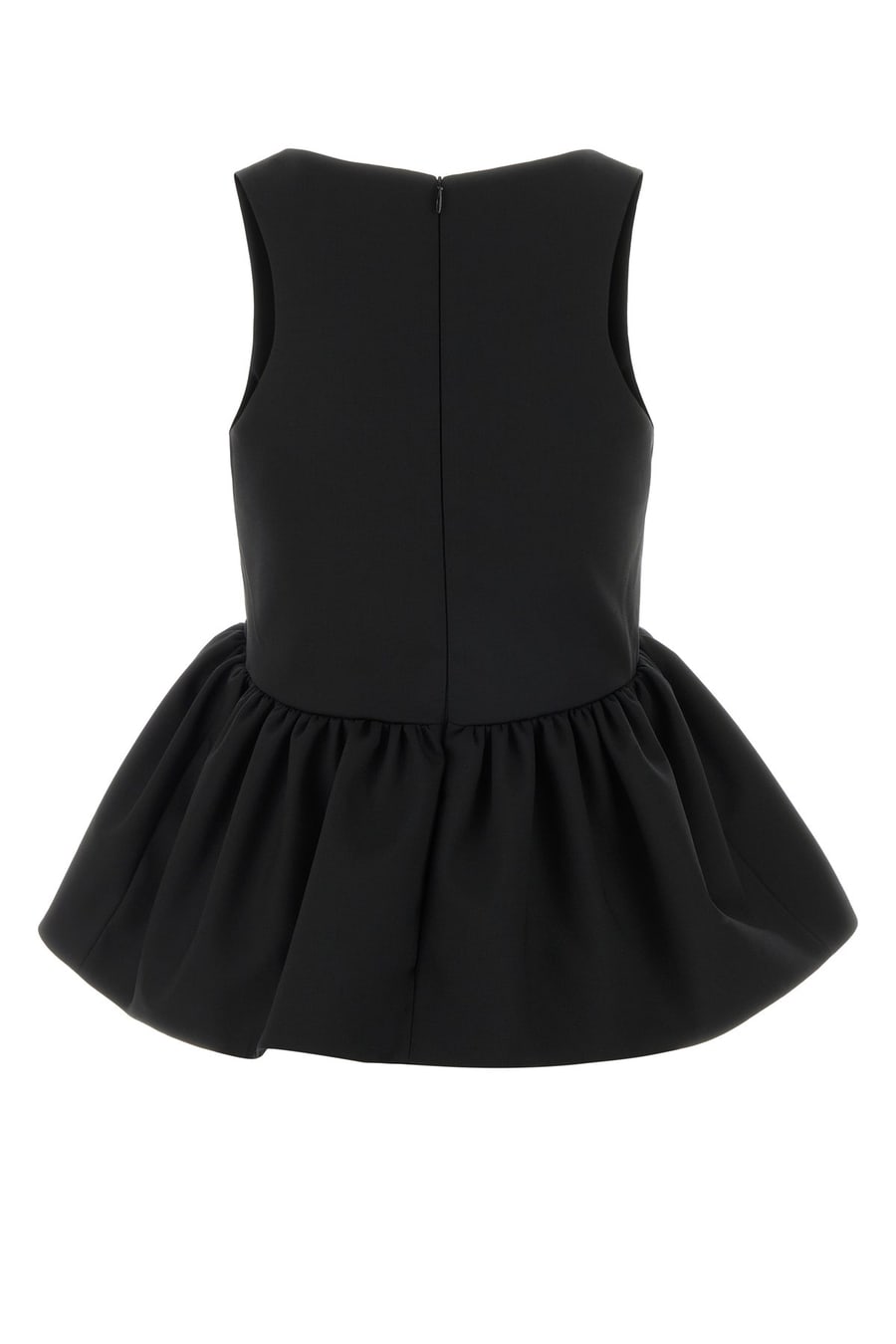 Dries Van Noten Top in gabardine stretch nero, view 2