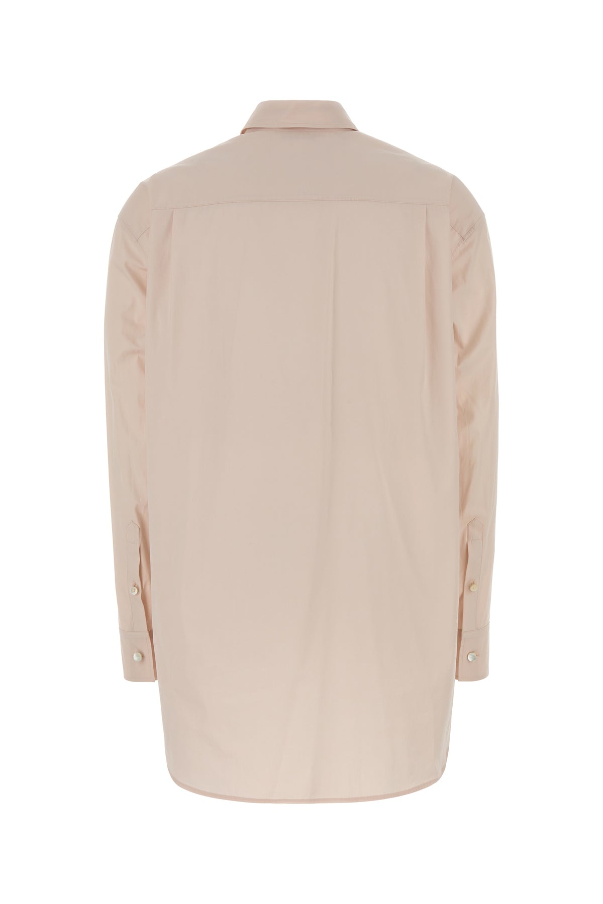 Jil Sander Camicia oversize in popeline rosa chiaro, view 2