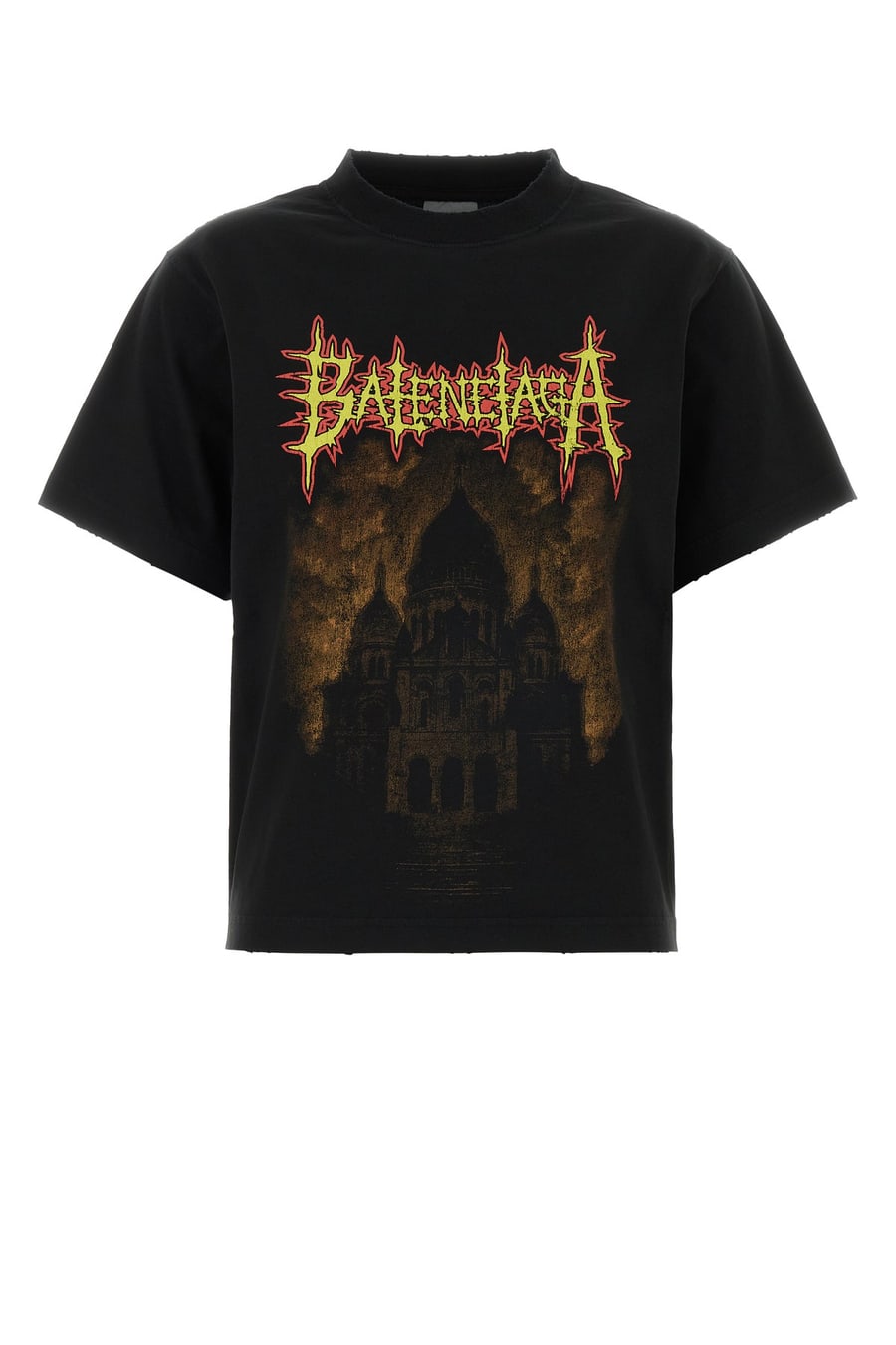 Balenciaga T-shirt in coltone nero