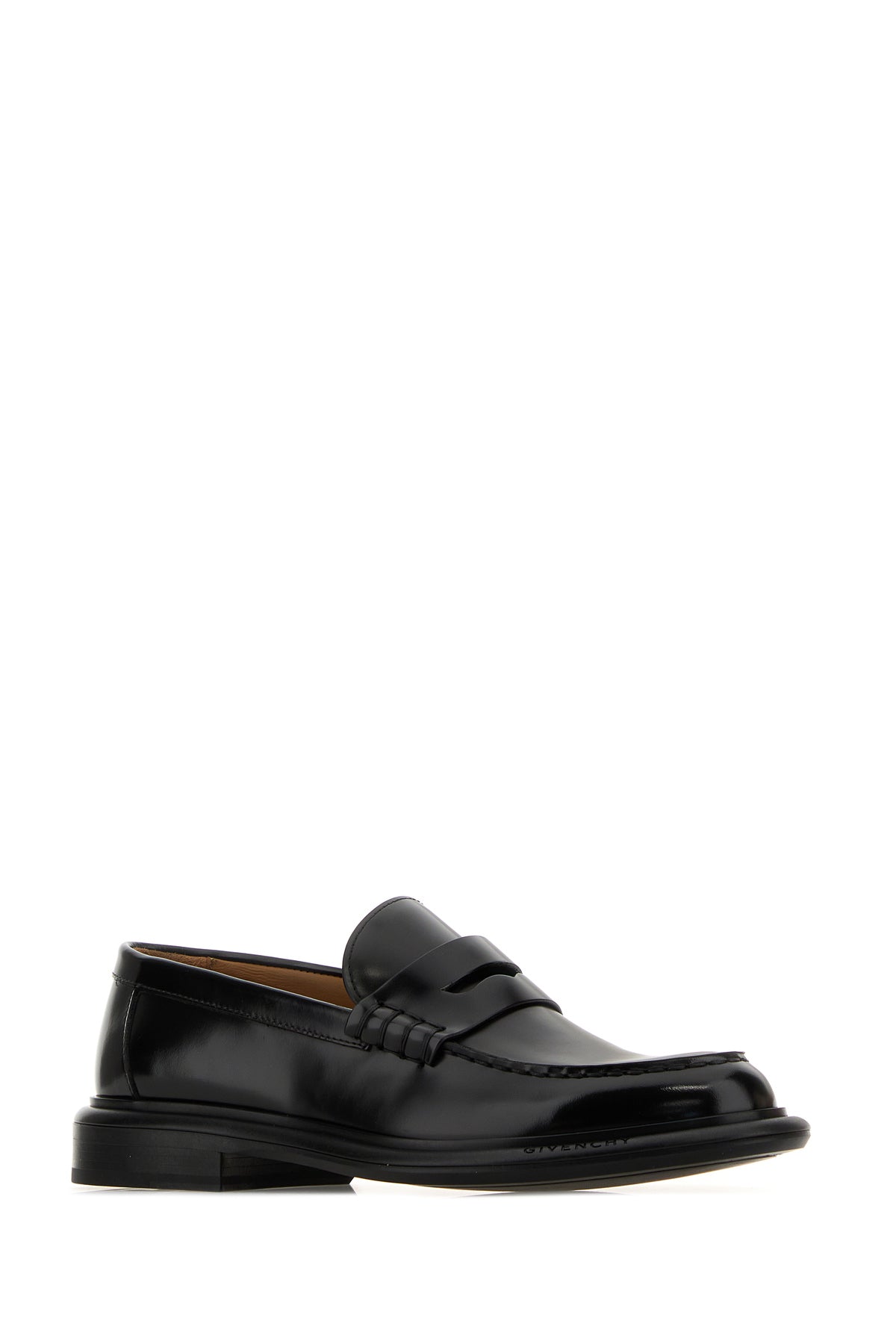 Givenchy Mocassini Gent in pelle nera, view 2
