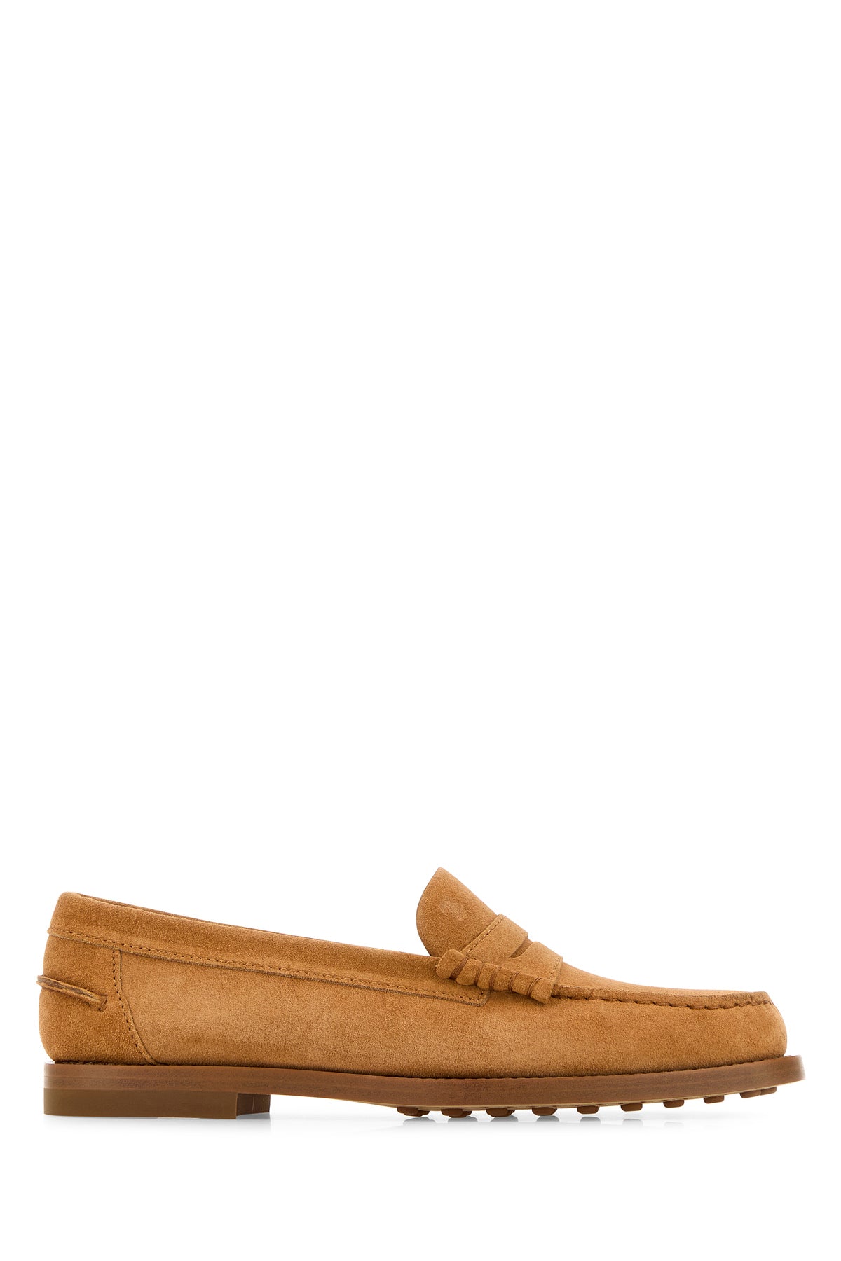 Tod's Mocassini in pelle scamosciata cammello