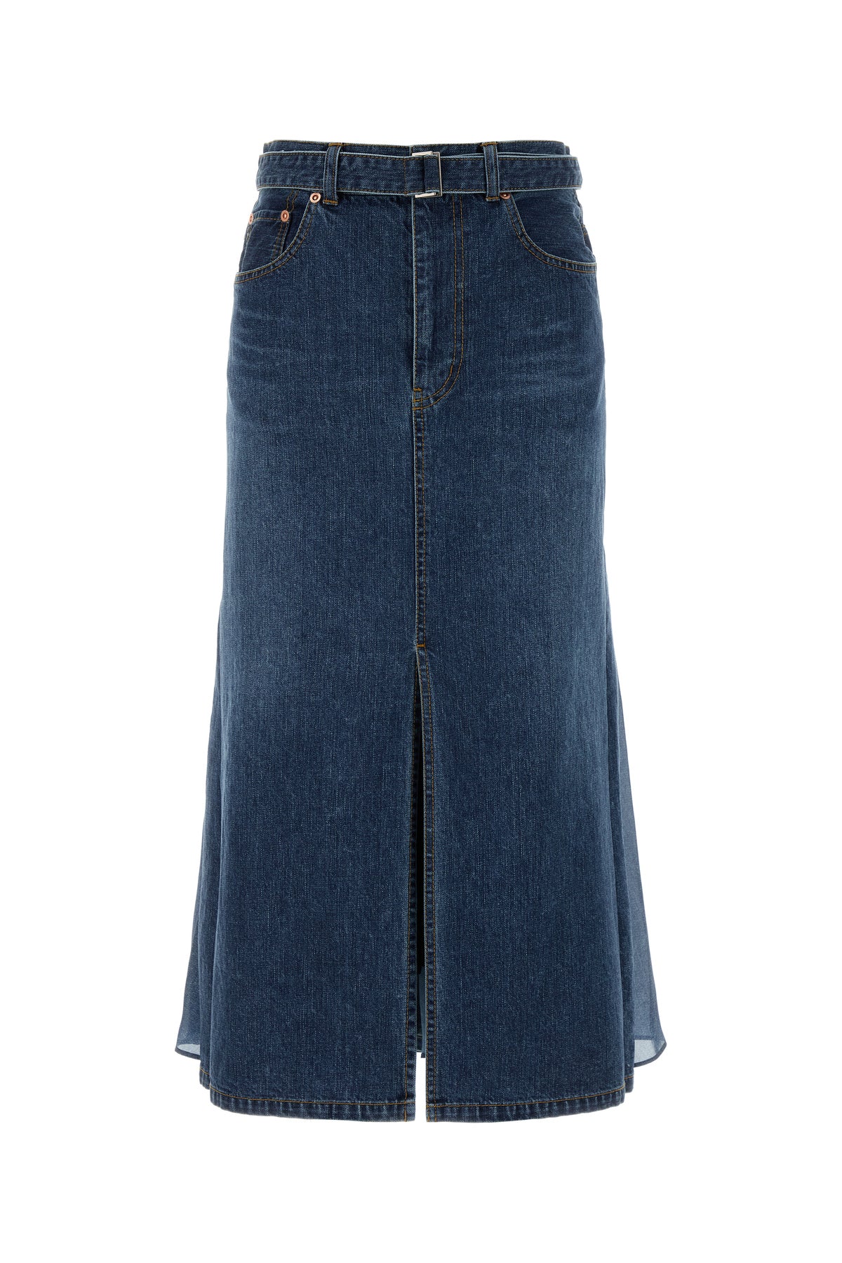 SACAI Gonna in denim