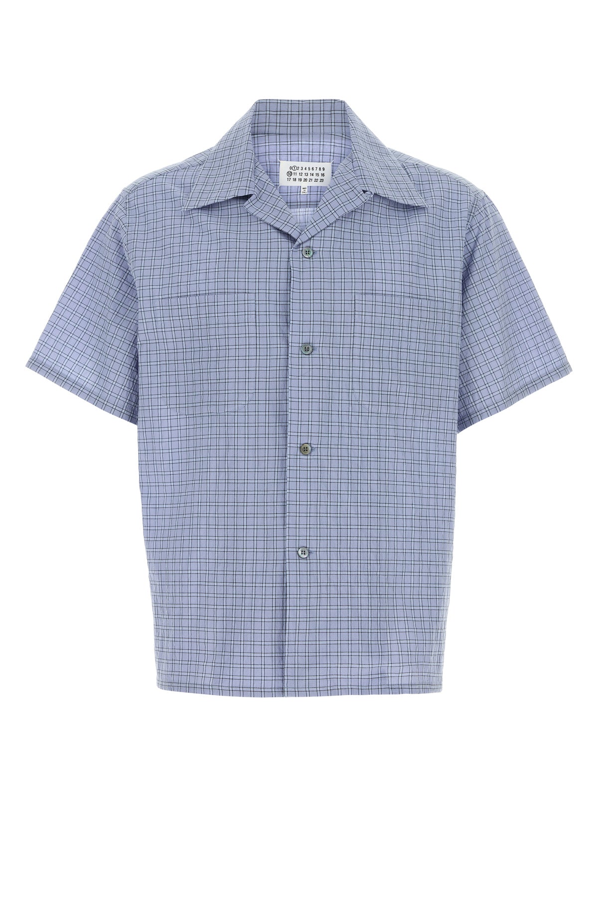 Maison Margiela Camicia in cotone stretch ricamato