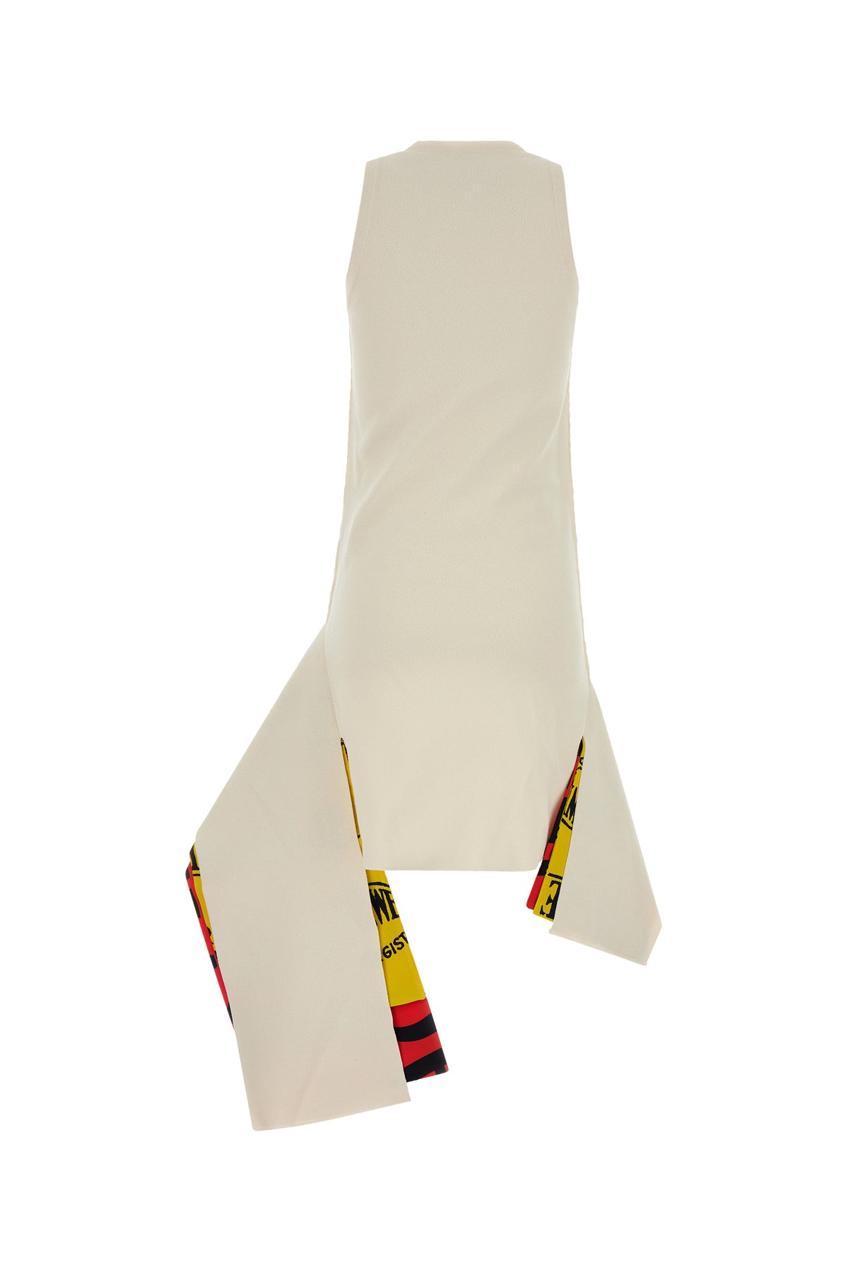 Loewe Abito in misto viscosa stretch avorio, view 2