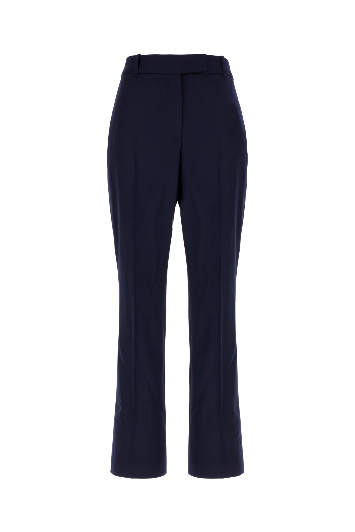 Alexander McQueen Pantalone in lana blu navy