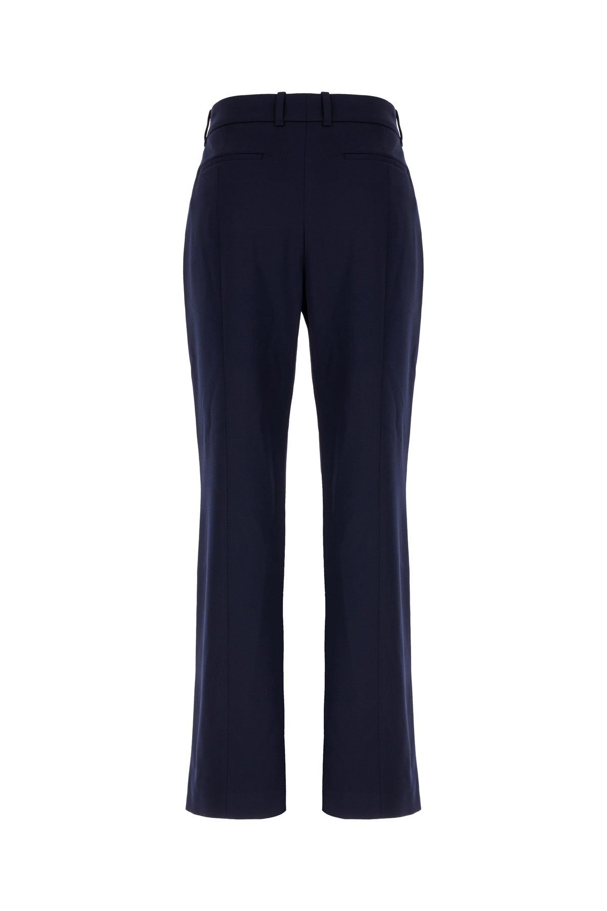 Alexander McQueen Pantalone in lana blu navy, view 2
