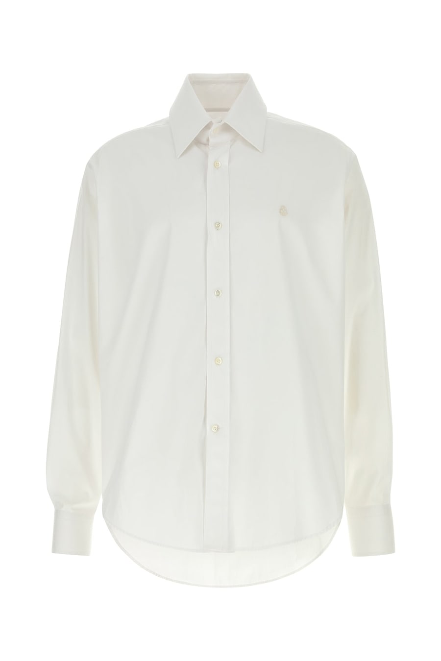 Alexander McQueen Camicia in popeline bianco