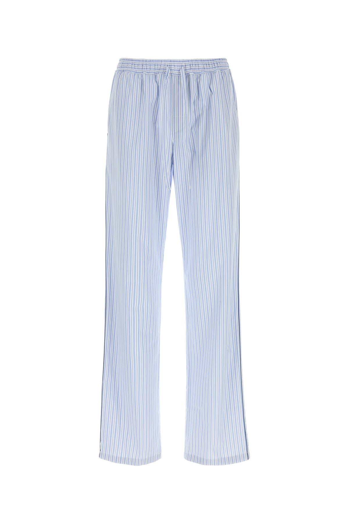 Dolce & Gabbana Pantalone pigiama in popeline ricamato