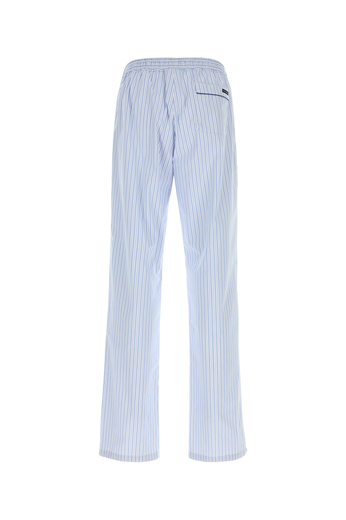 Dolce & Gabbana Pantalone pigiama in popeline ricamato, view 2