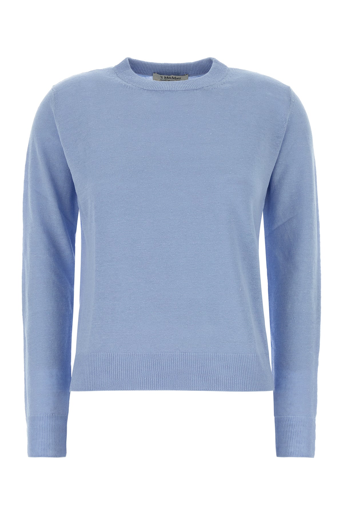 Max Mara Maglione Fervore in lino carta da zucchero