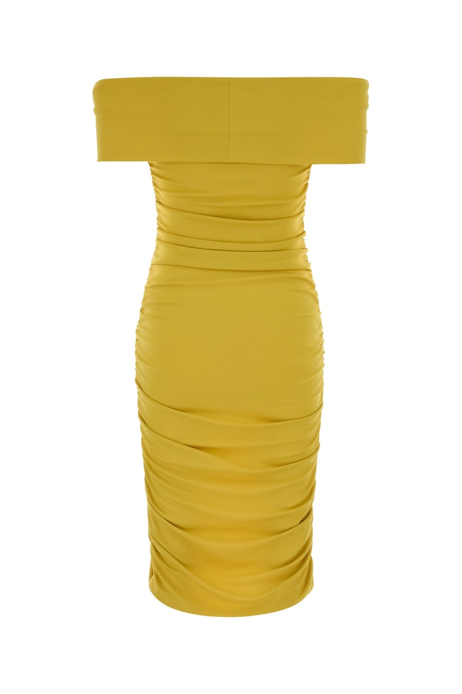 DES PHEMMES Abito in jersey giallo, view 2