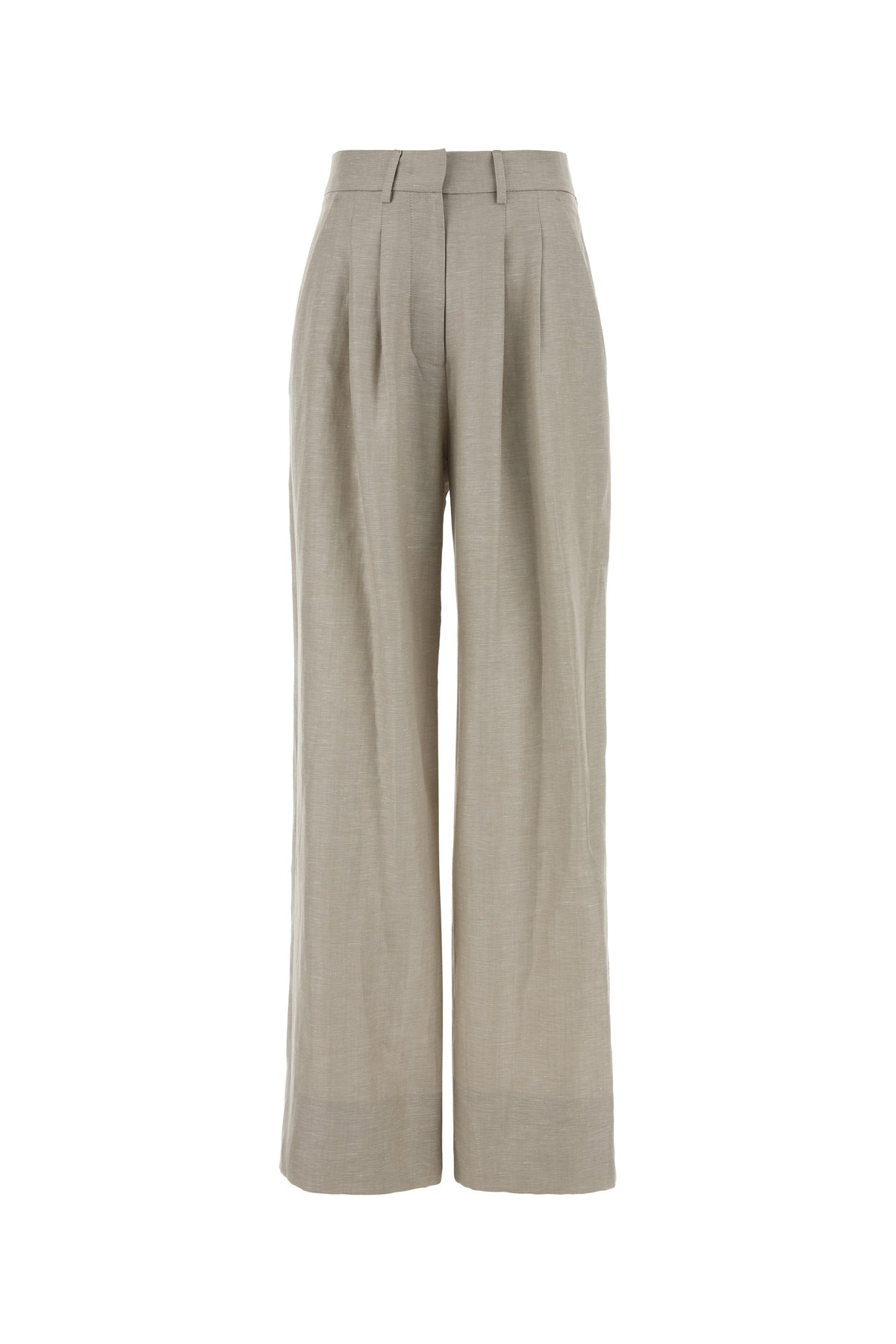 PT Torino Pantalone Frankie dalla gamba ampia in twill sabbia