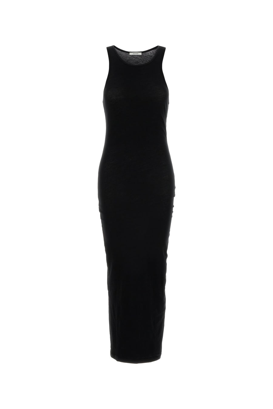 Entire Studios Abito in cotone stretch nero