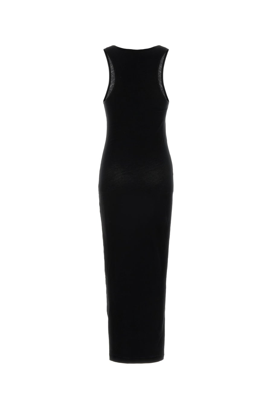 Entire Studios Abito in cotone stretch nero, view 2