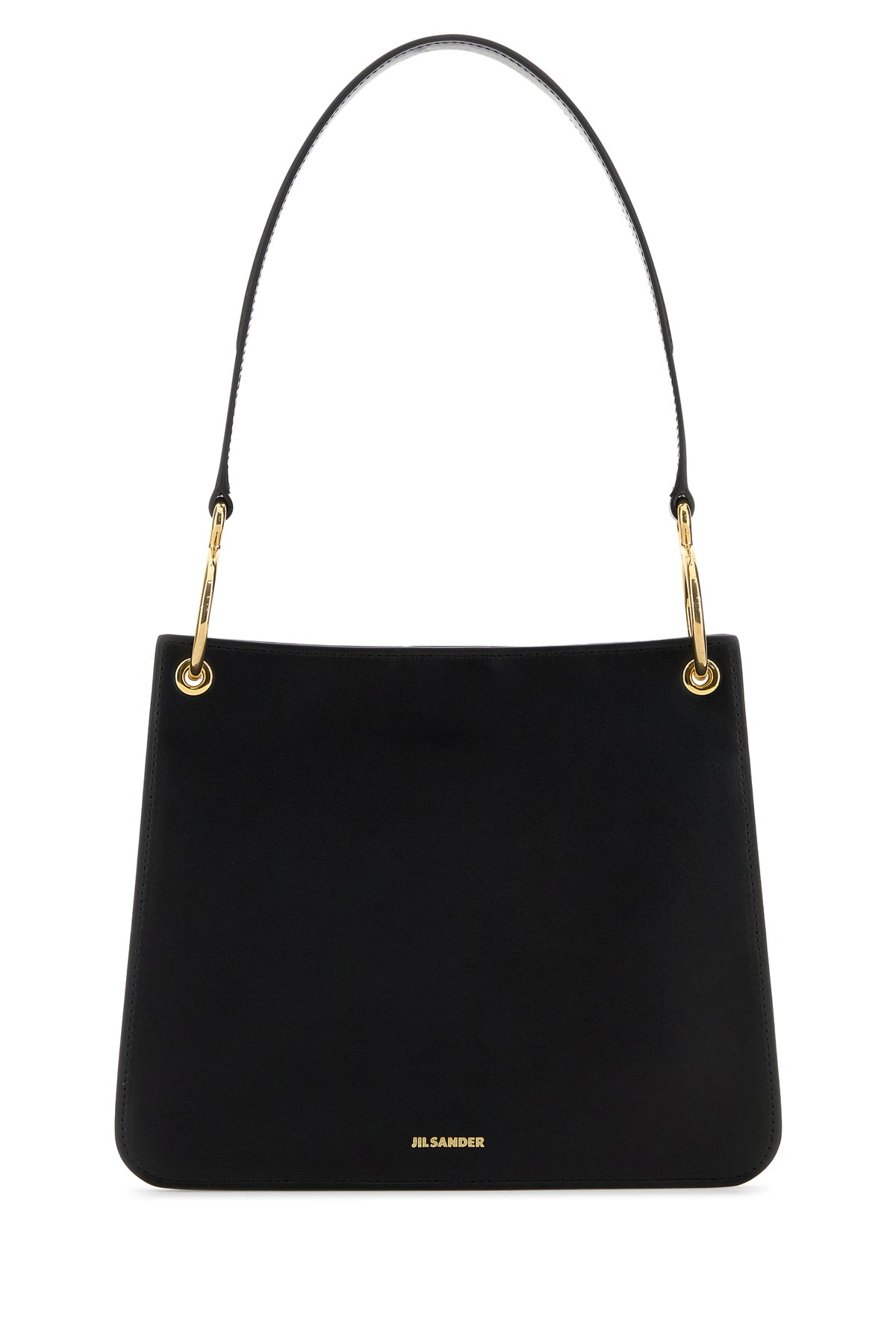 Jil Sander Borsa a spalla Otto in pelle nera