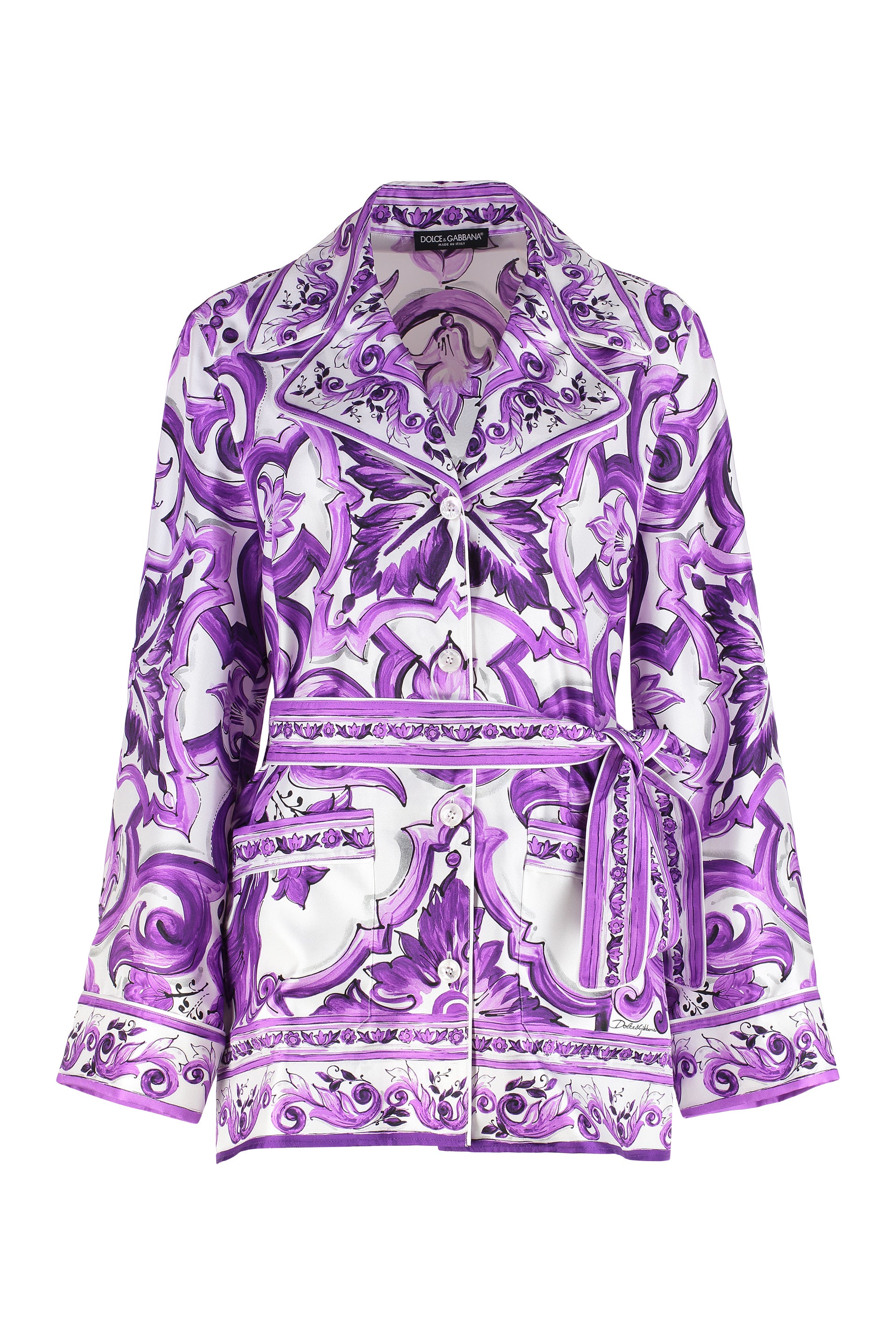 Dolce & Gabbana Camicia in twill stampato