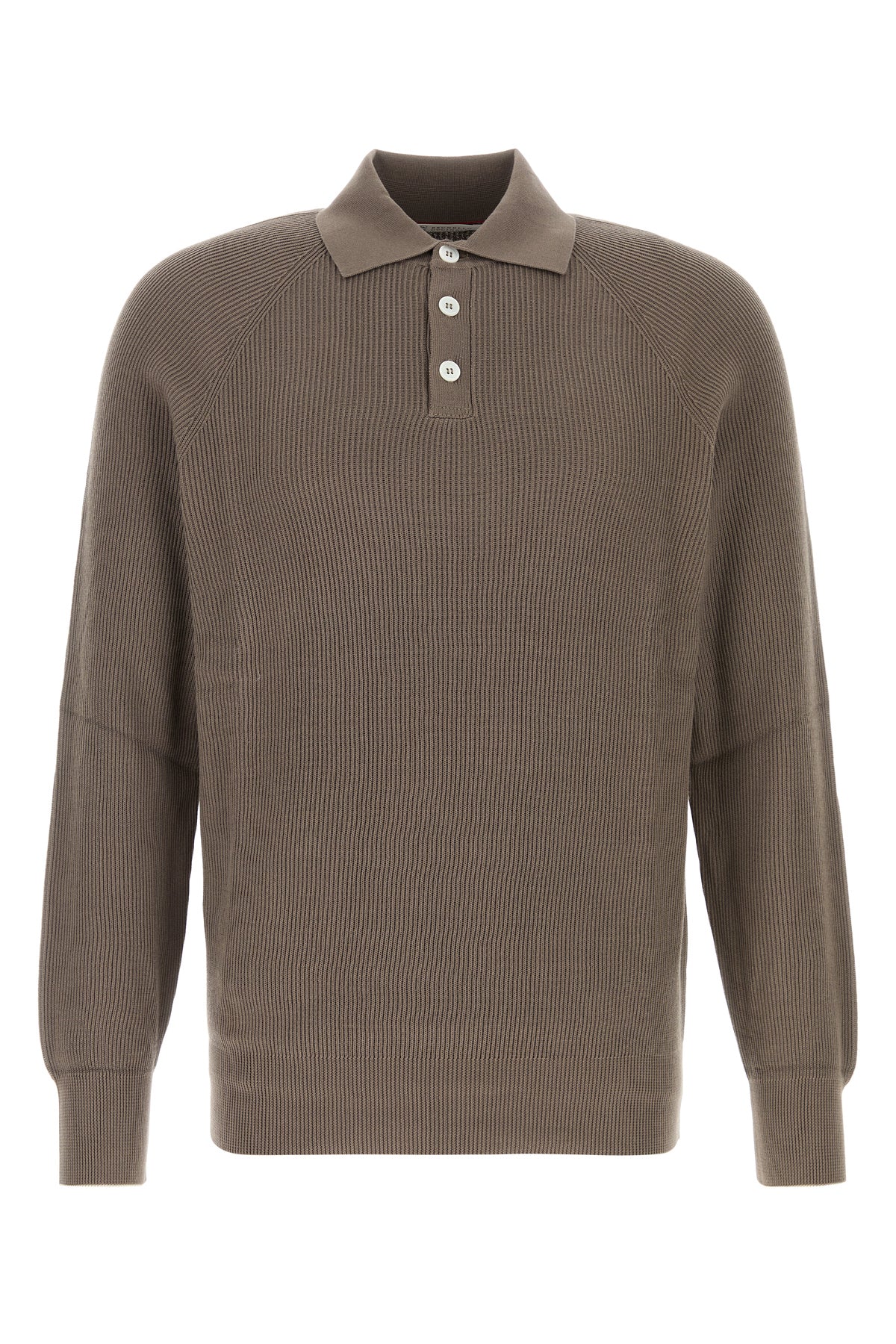 Brunello Cucinelli Polo in cotone fango
