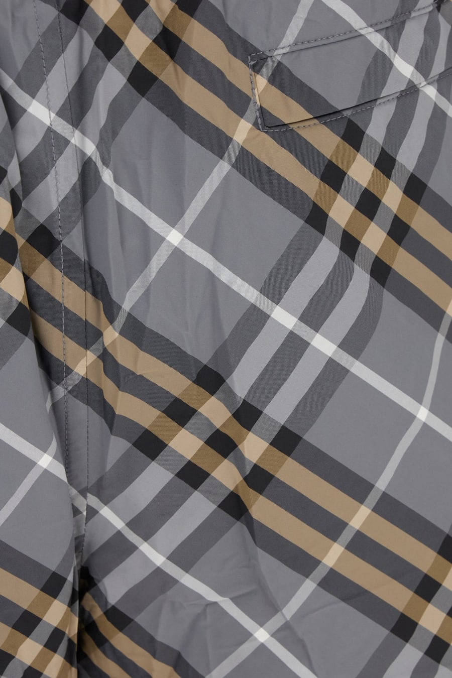 Burberry Bermuda mare in nylon stampato, view 3
