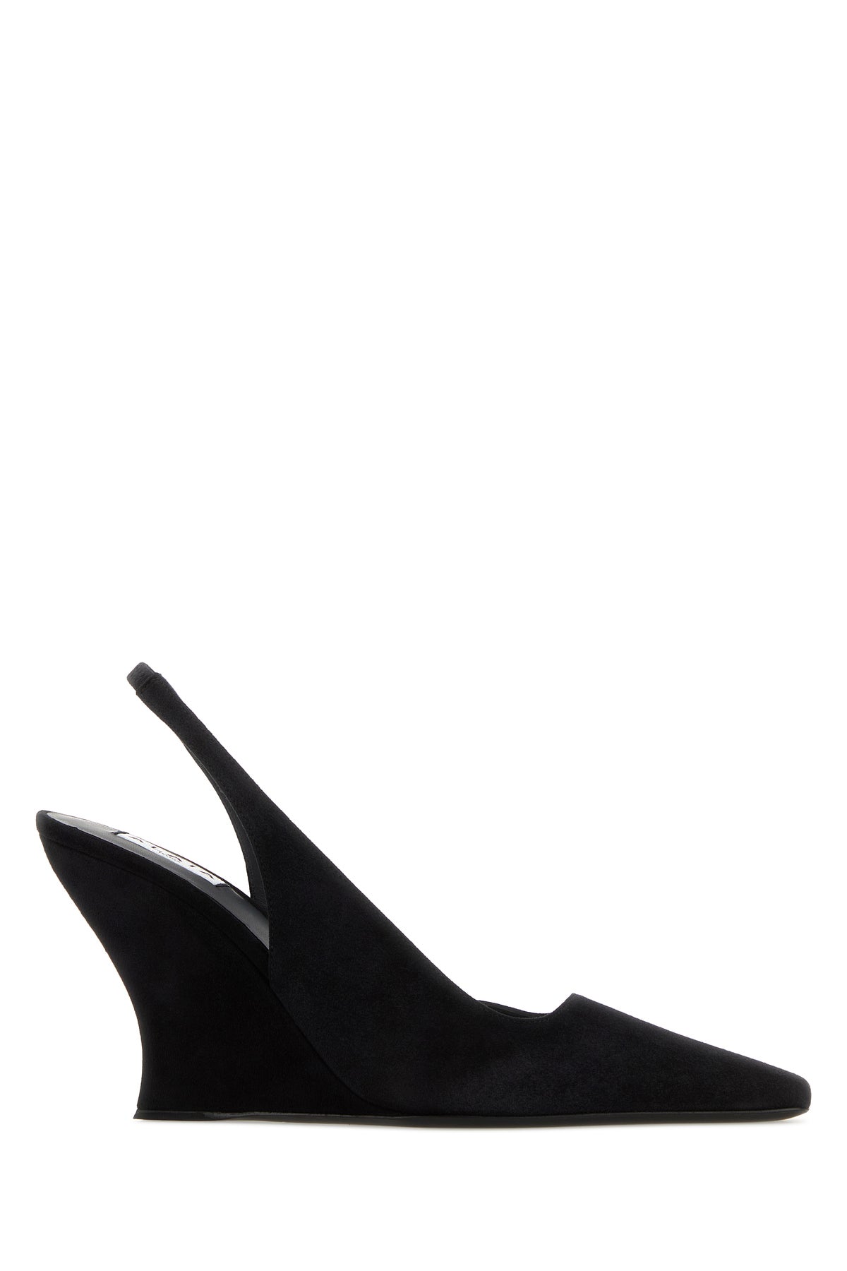 Alaïa Scarpe con tacco Wave in pelle scamosciata nera