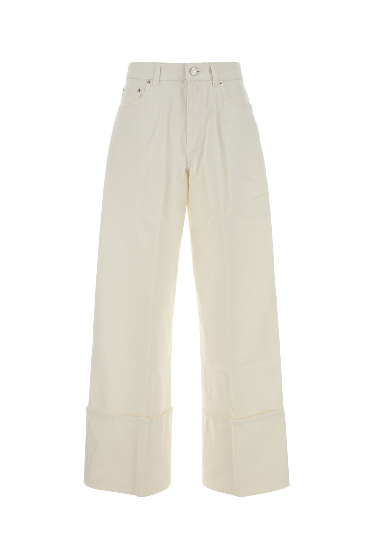 Givenchy Jeans dalla gamba ampia in denim bianco