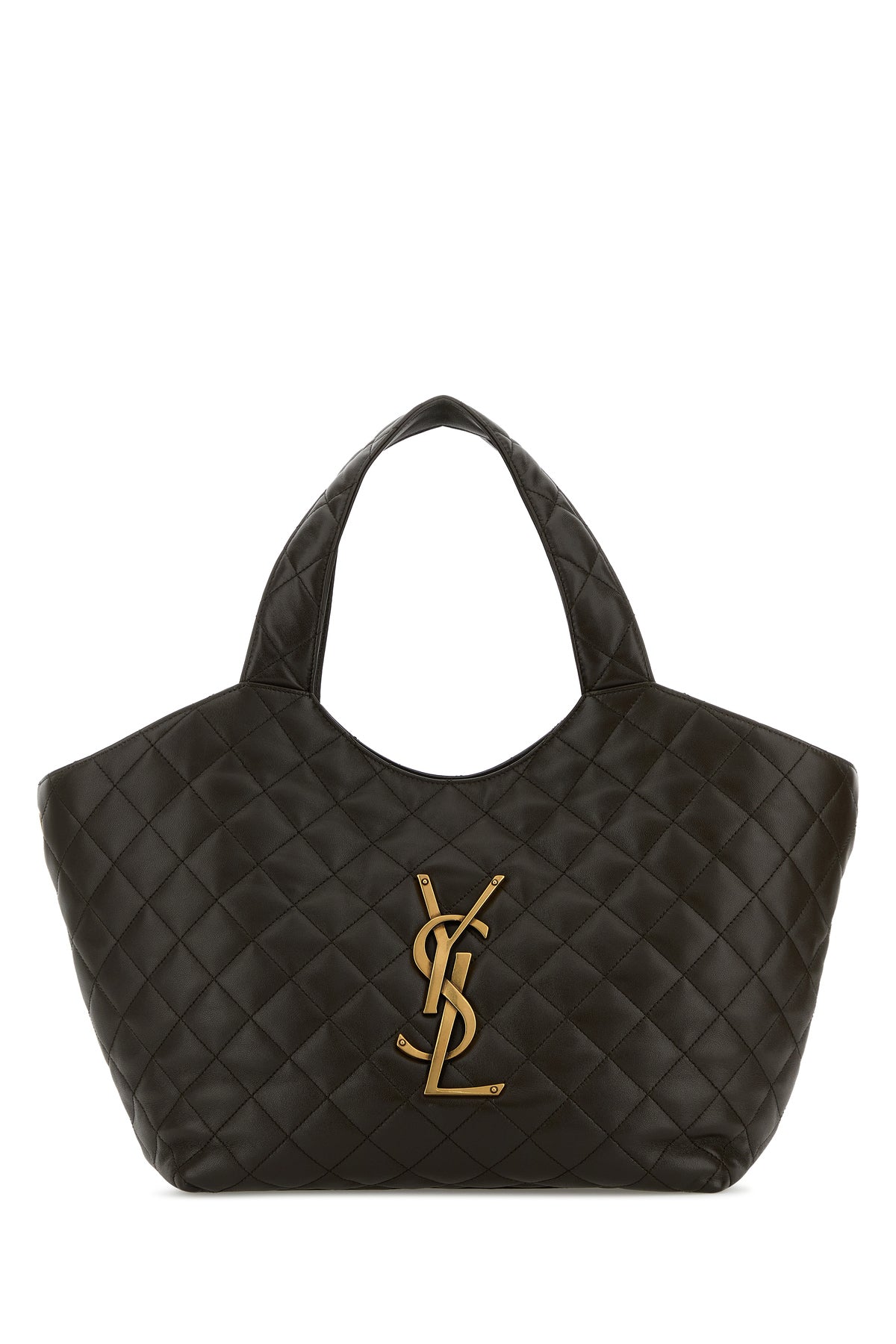 Saint Laurent Borsa shopping Icare media in nappa antracite