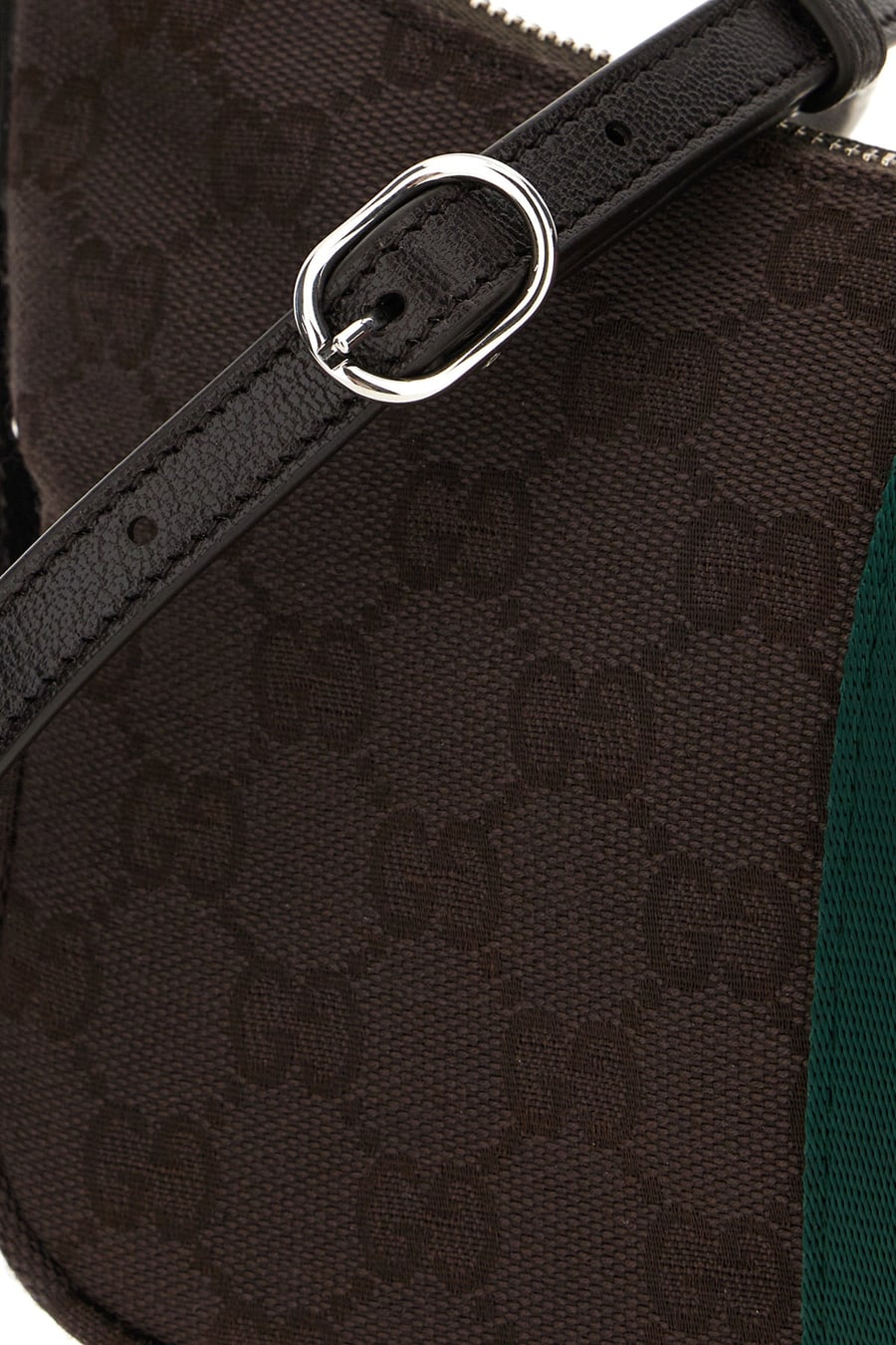 Gucci Borsa a spalla Lunetta piccola in tessuto GG, view 4