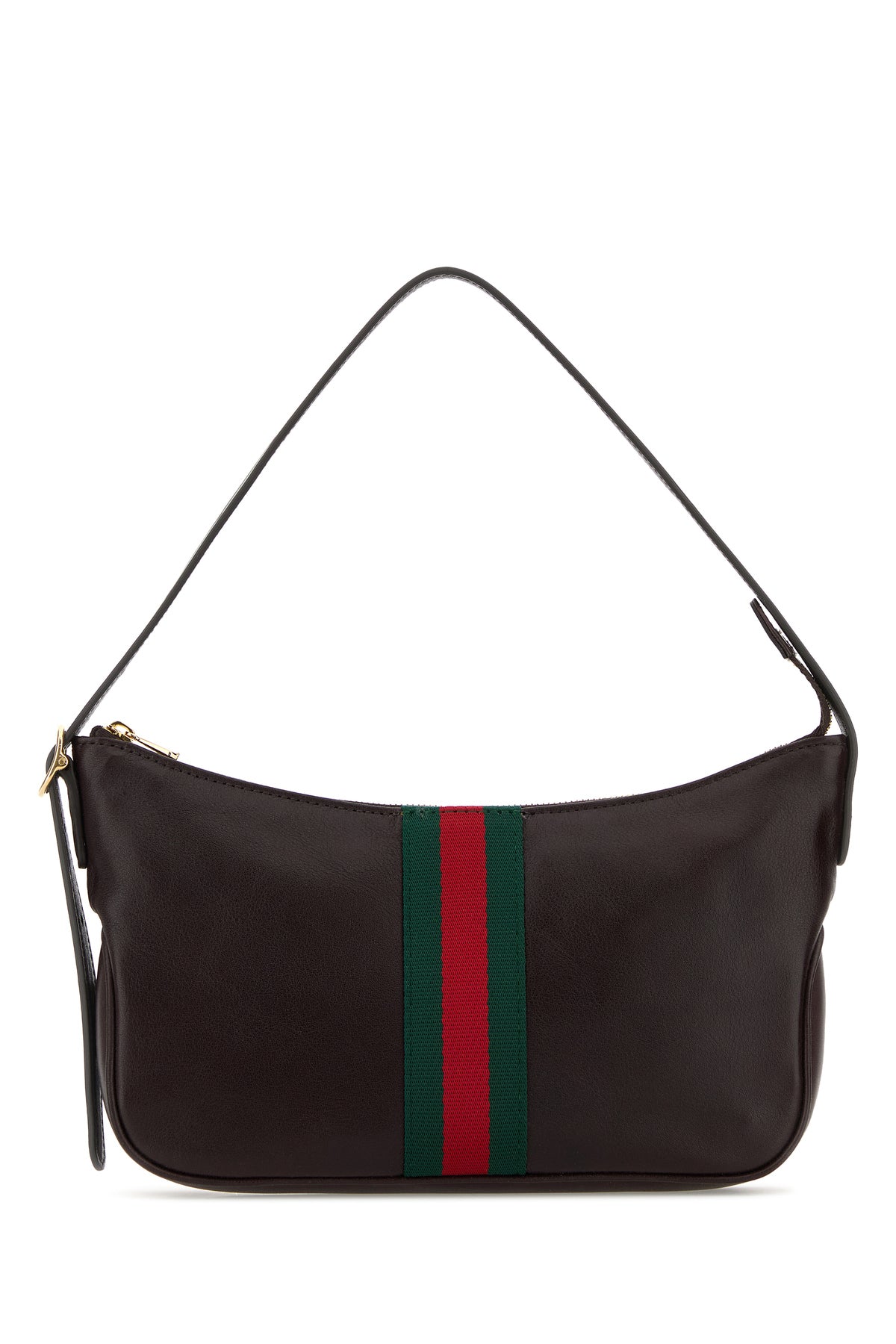 Gucci Borsa a spalla Lunetta piccola in pelle testa di moro