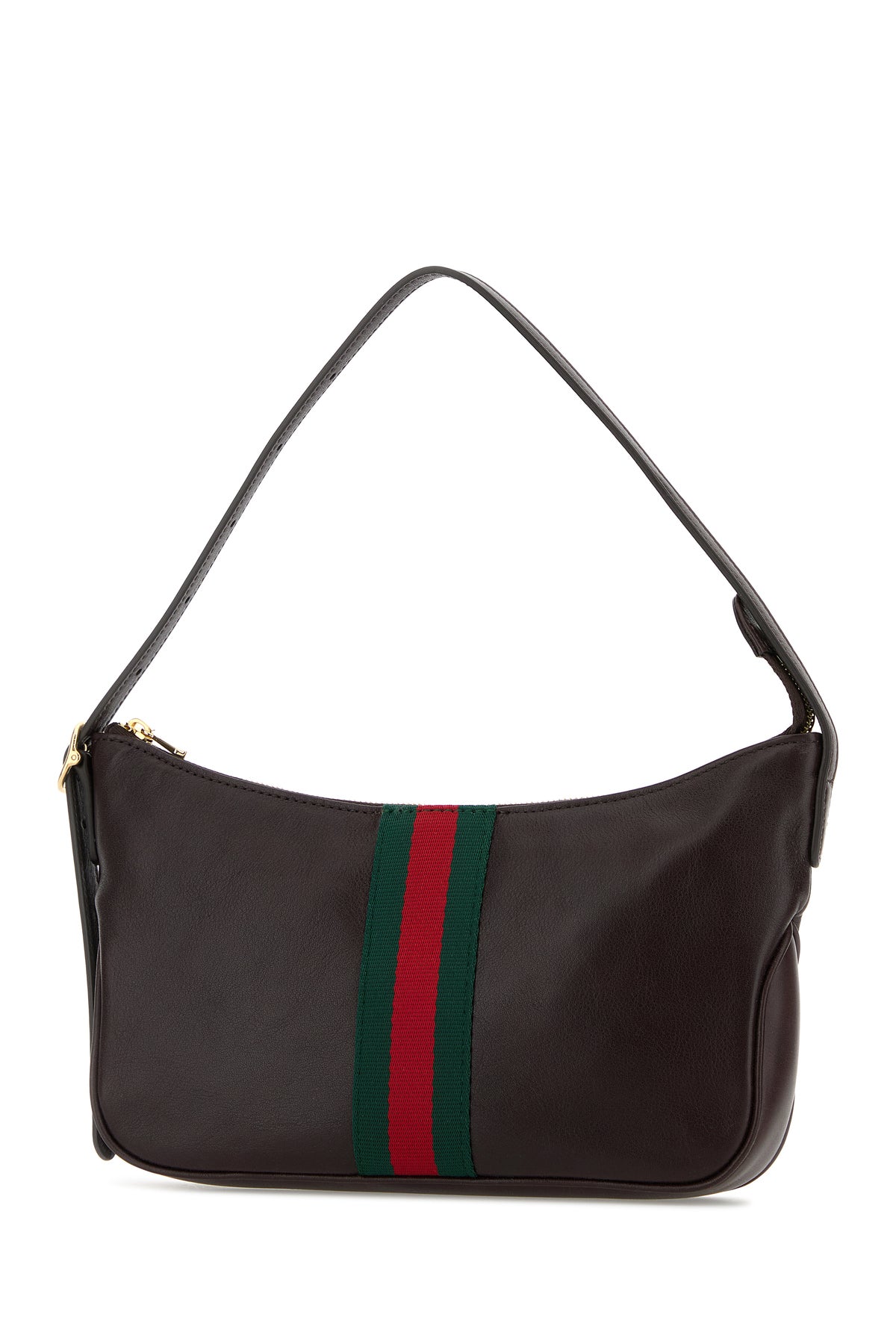 Gucci Borsa a spalla Lunetta piccola in pelle testa di moro, view 2