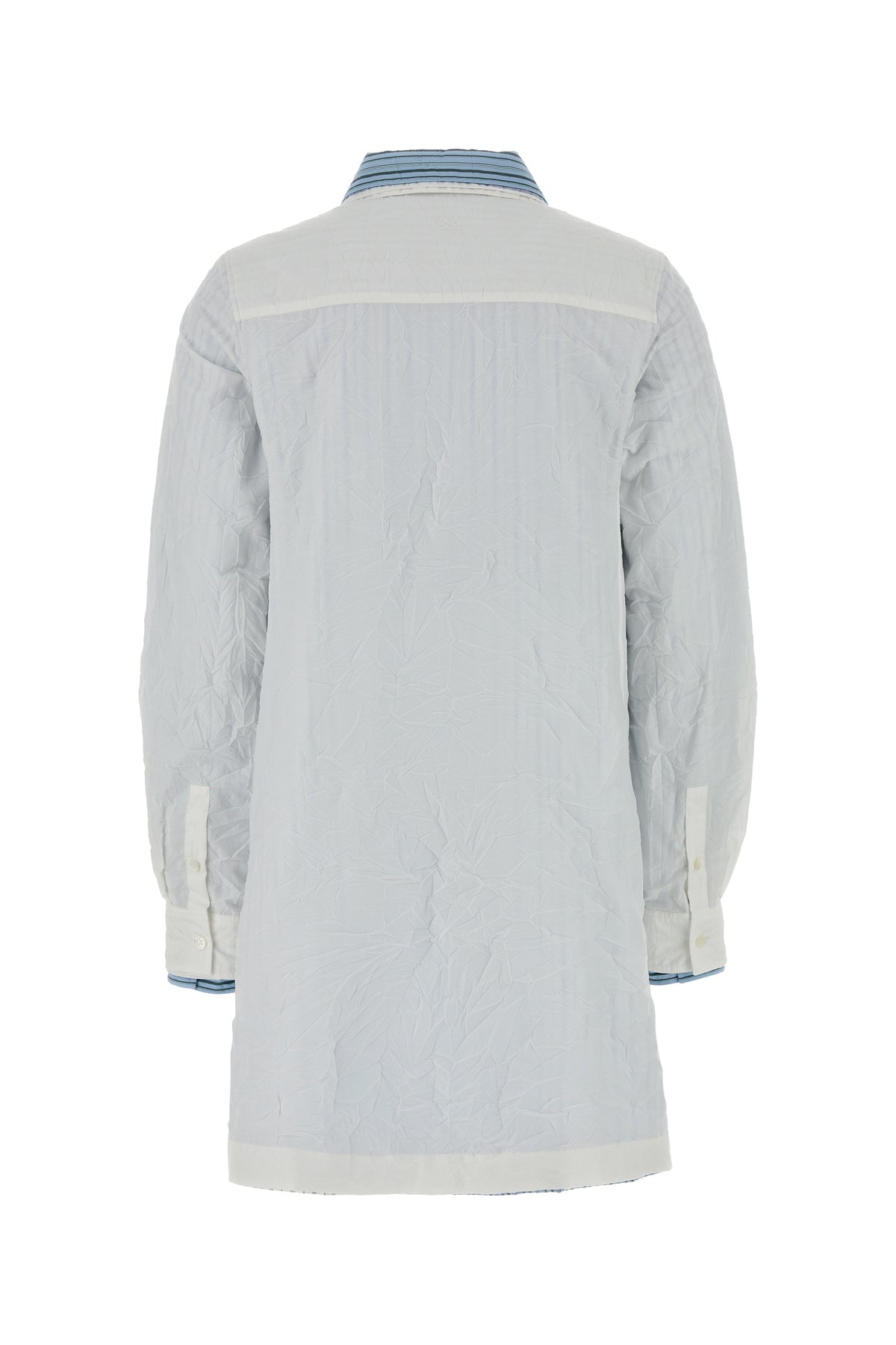 Loewe Abito chemisier in misto cotone bianco, view 2