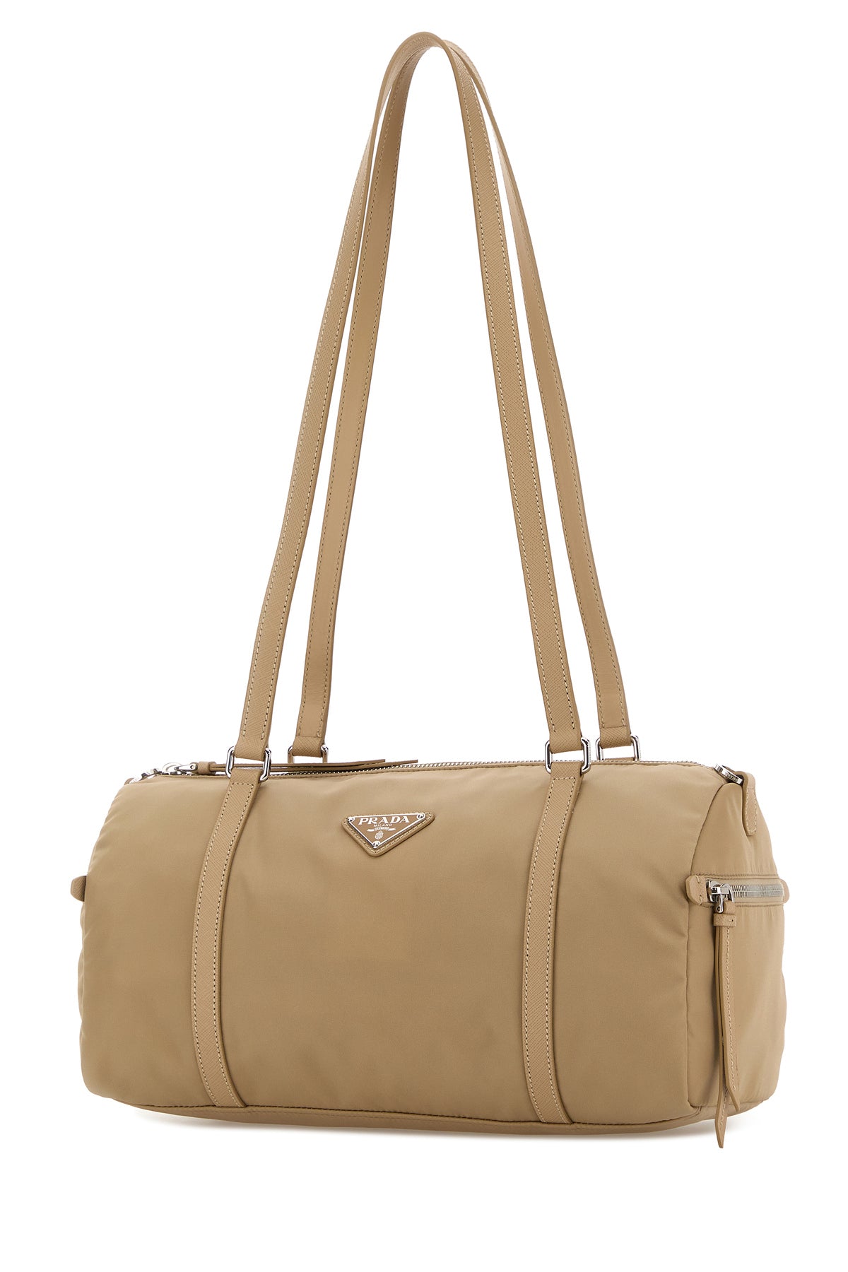 Prada Borsa a spalla grande in Re-Nylon beige, view 2