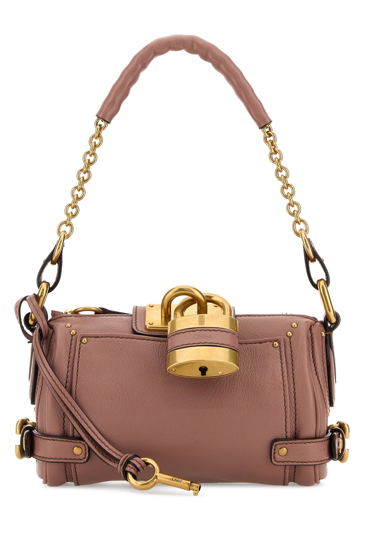 Chloé Borsa a spalla Paddington piccola in pelle rosa antico