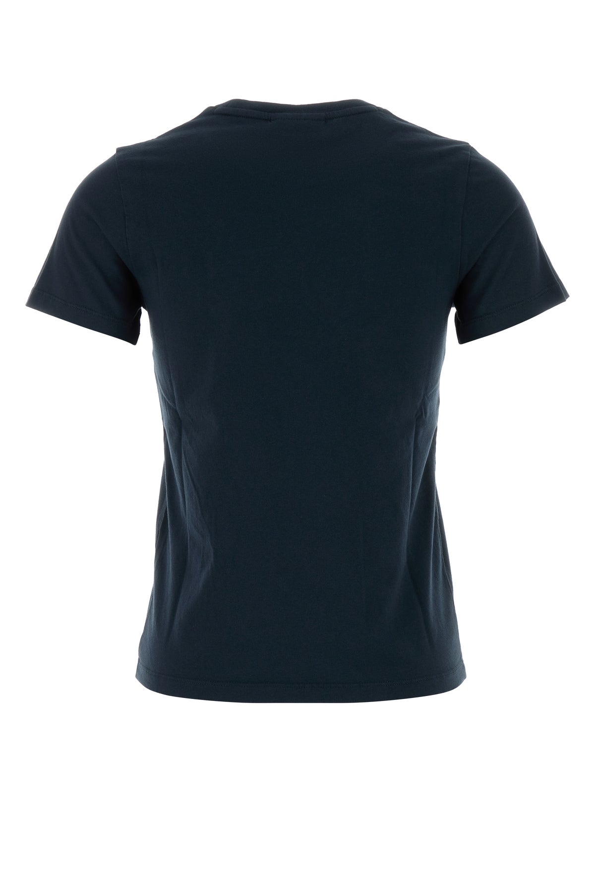 MAISON KITSUNE T-shirt in cotone blu navy, view 2