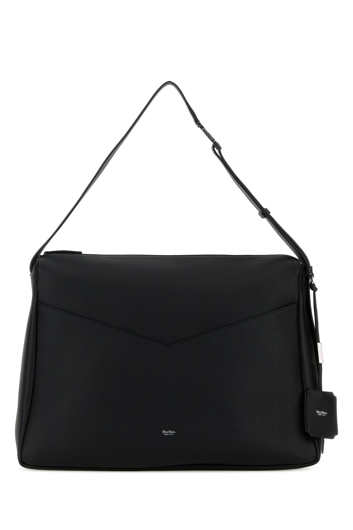 Max Mara Borsa a spalla Kipperl in pelle nera