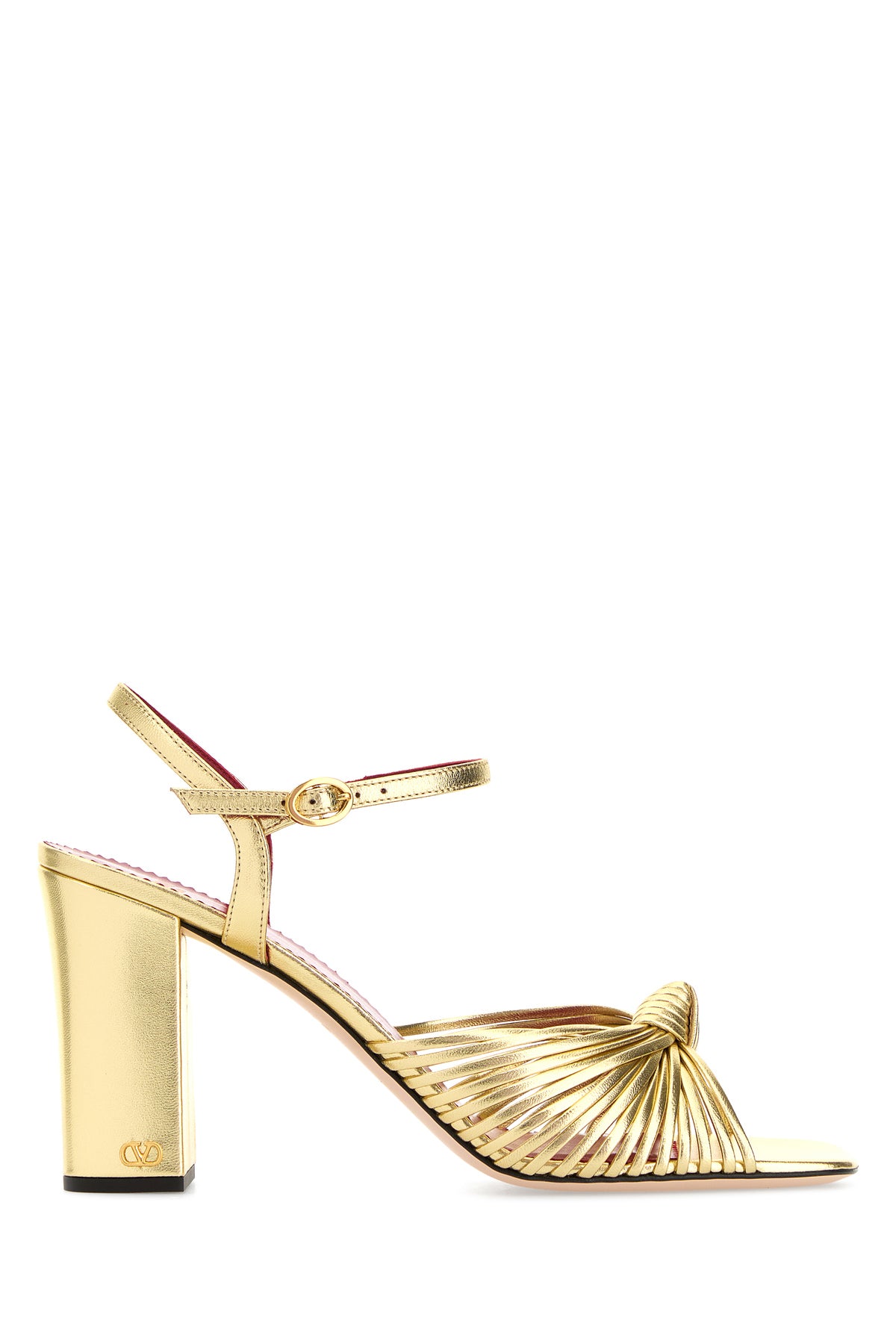 Valentino Garavani Sandali Annet in pelle oro