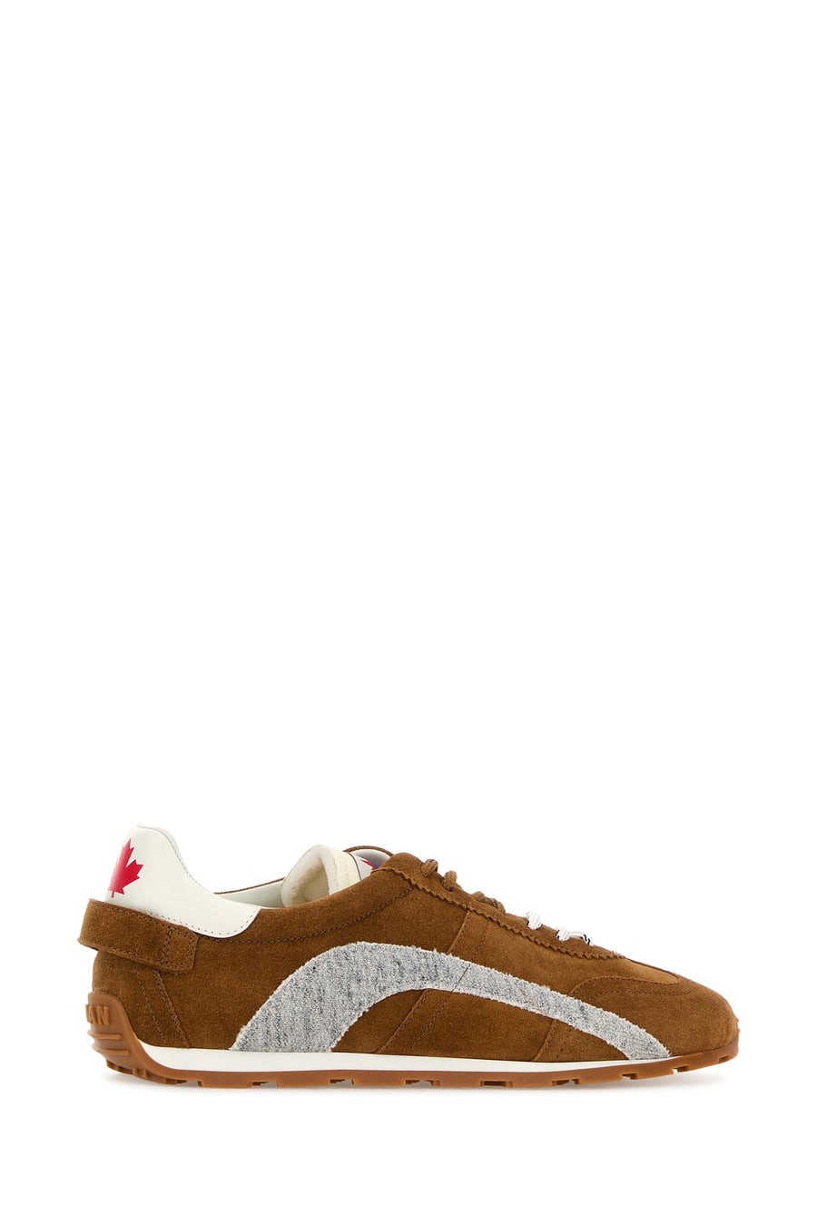 Dsquared2 Sneakers DC-642 in pelle scamosciata marrone, view 3