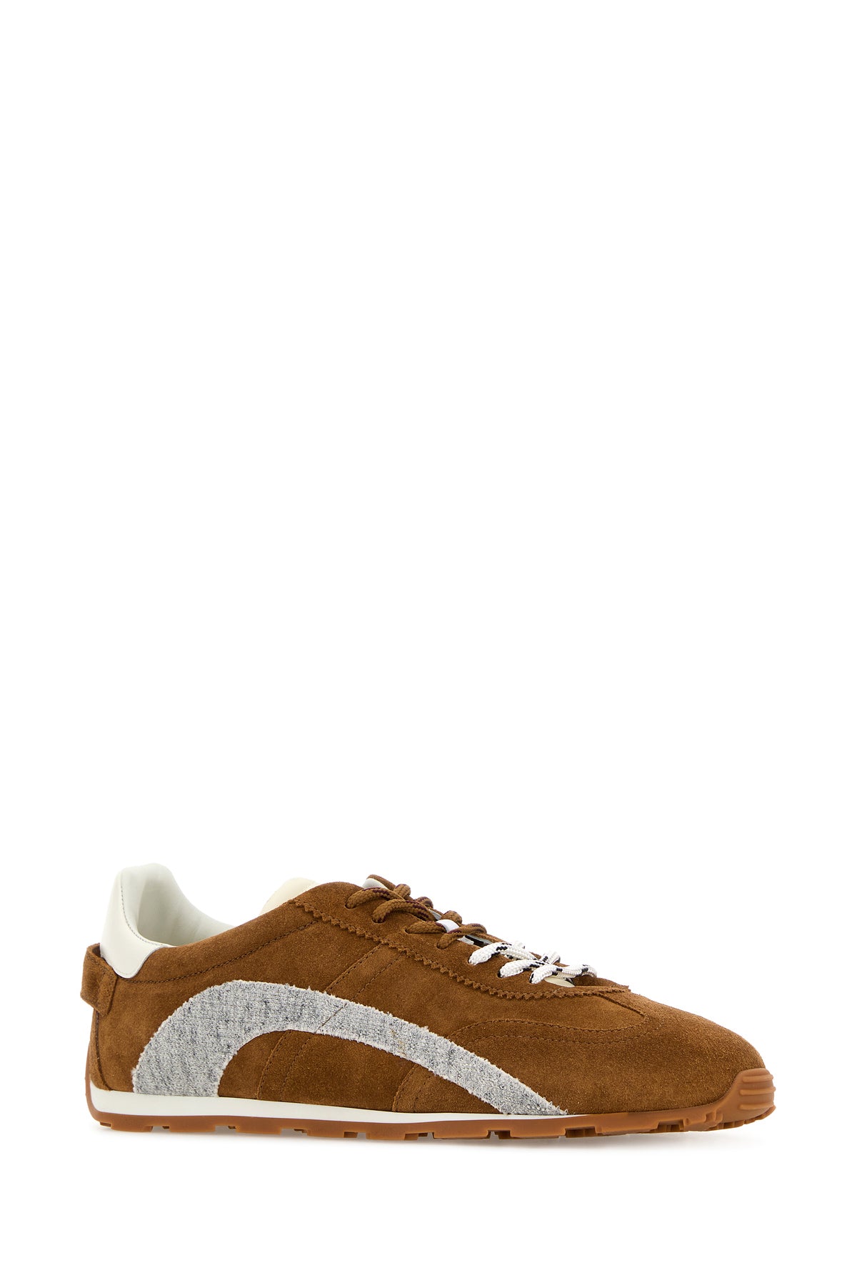 Dsquared2 Sneakers DC-642 in pelle scamosciata marrone, view 2
