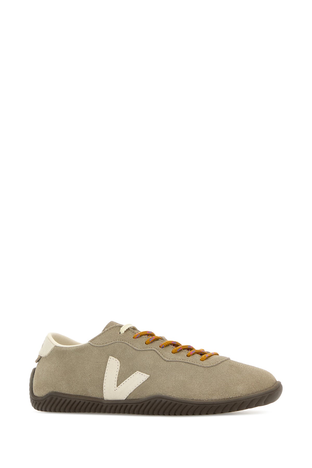 VEJA Sneakers Jitsu in pelle scamosciata tortora, view 2