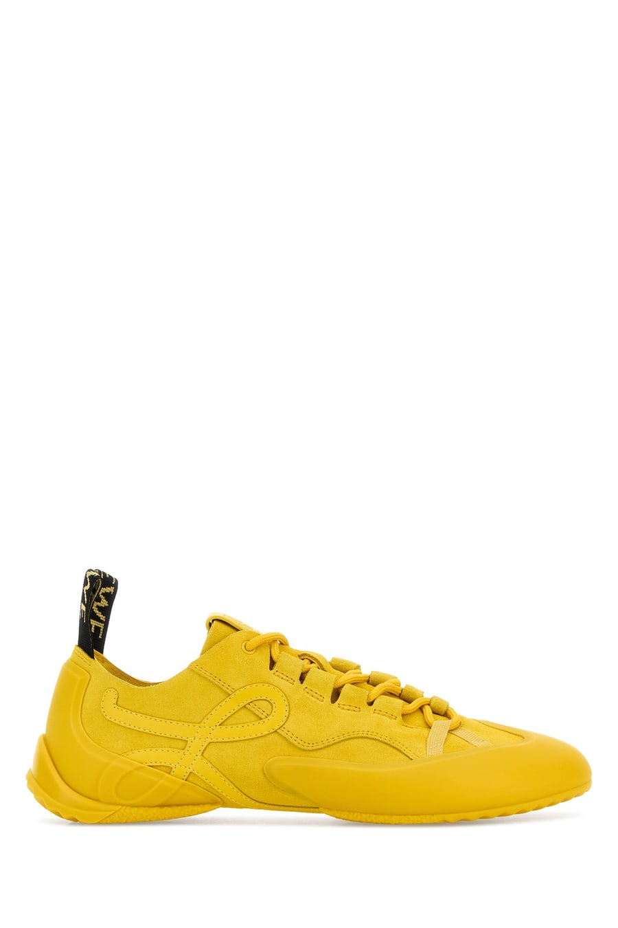 Loewe Sneakers Grip in pelle scamosciata gialla