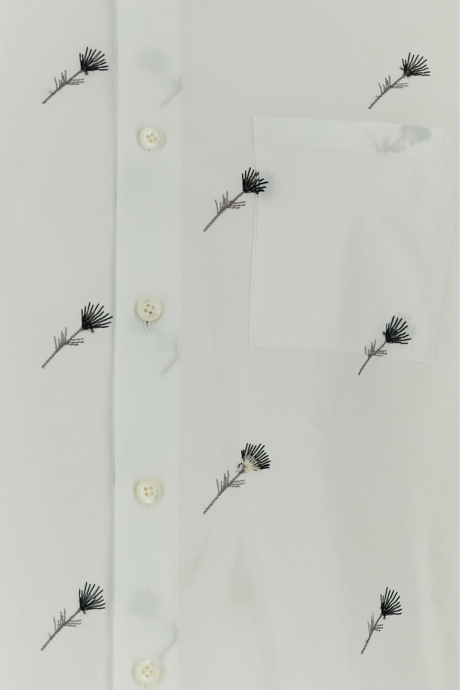 RIER Camicia in popeline ricamato, view 3