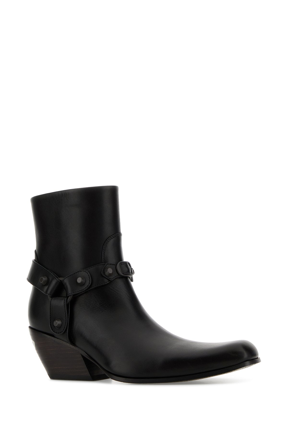 Balenciaga Stivaletti Memphis in pelle nera, view 2