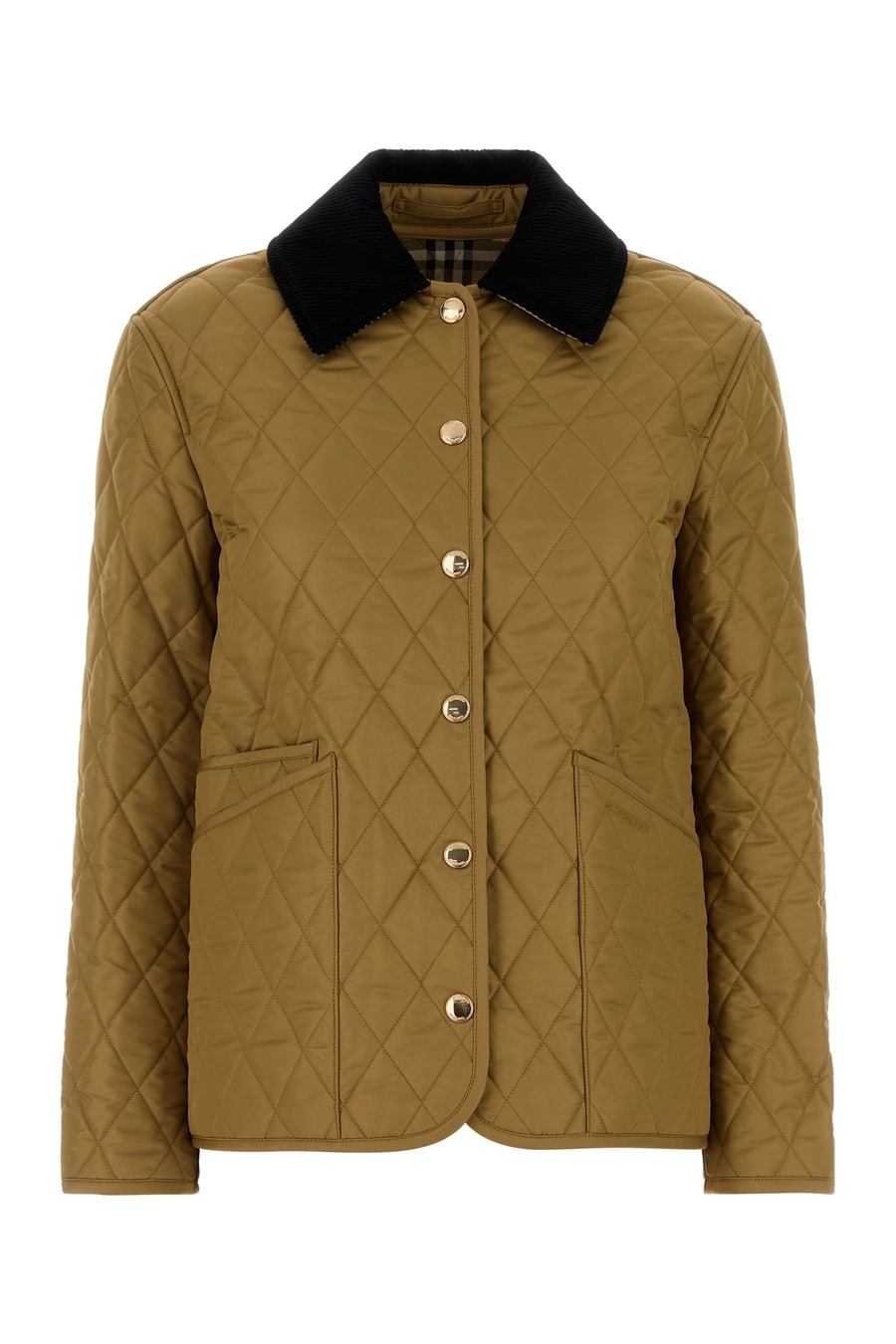 Burberry Giubbino in nylon biscotto
