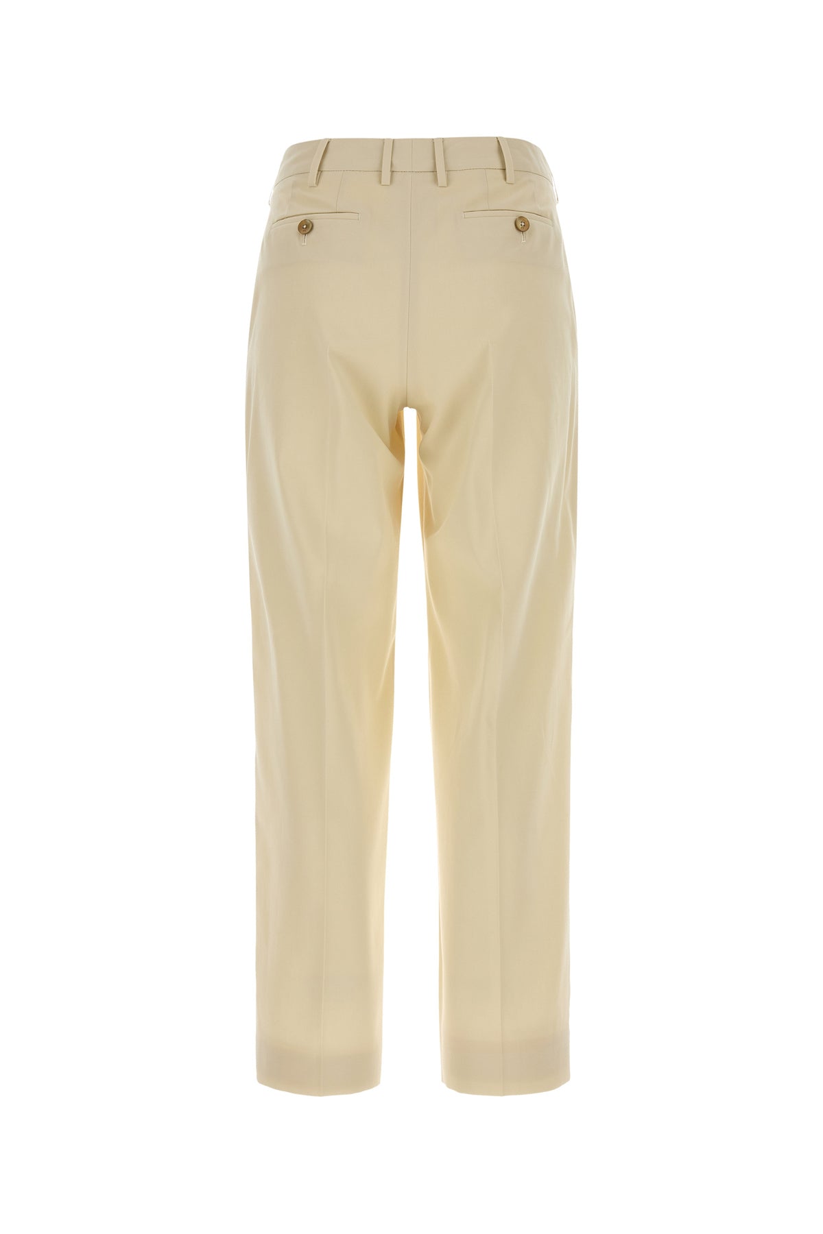 PT Torino Pantalone Emma in cotone crema, view 2