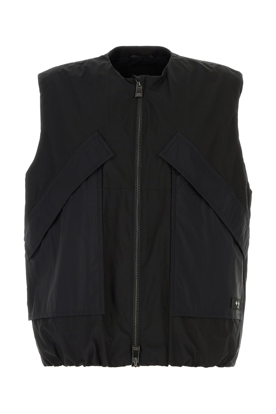 TATRAS Gilet in misto cotone nero